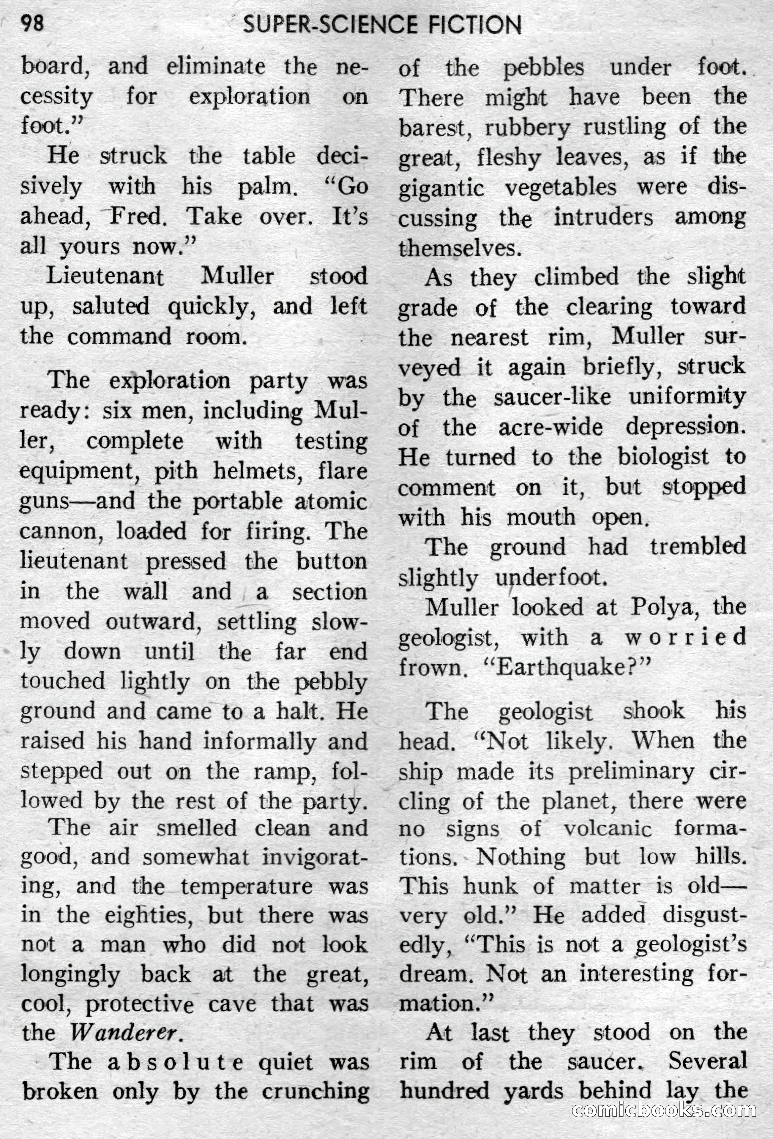 Super-Science Fiction, April 1959 — page 100 of 132