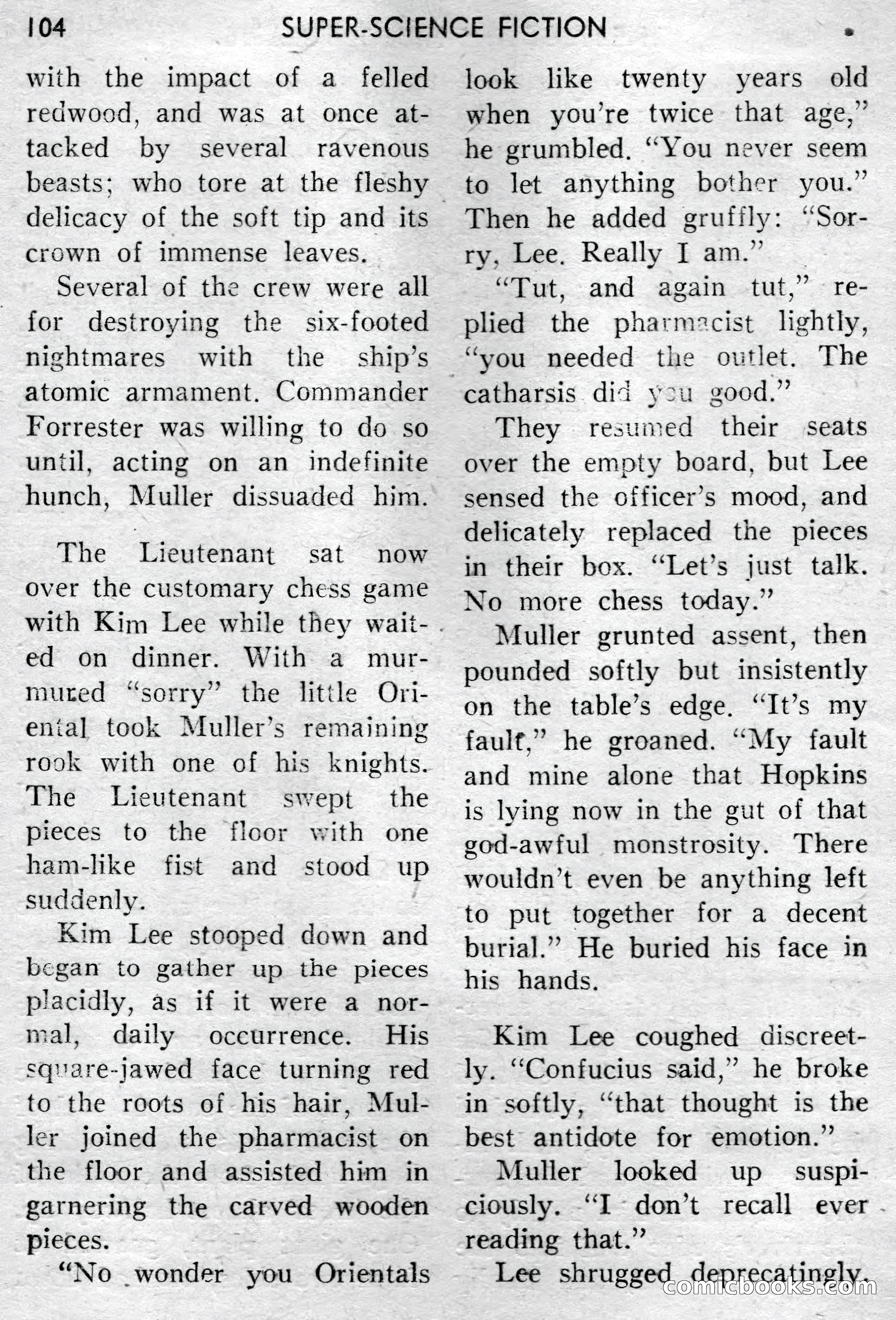 Super-Science Fiction, April 1959 — page 106 of 132