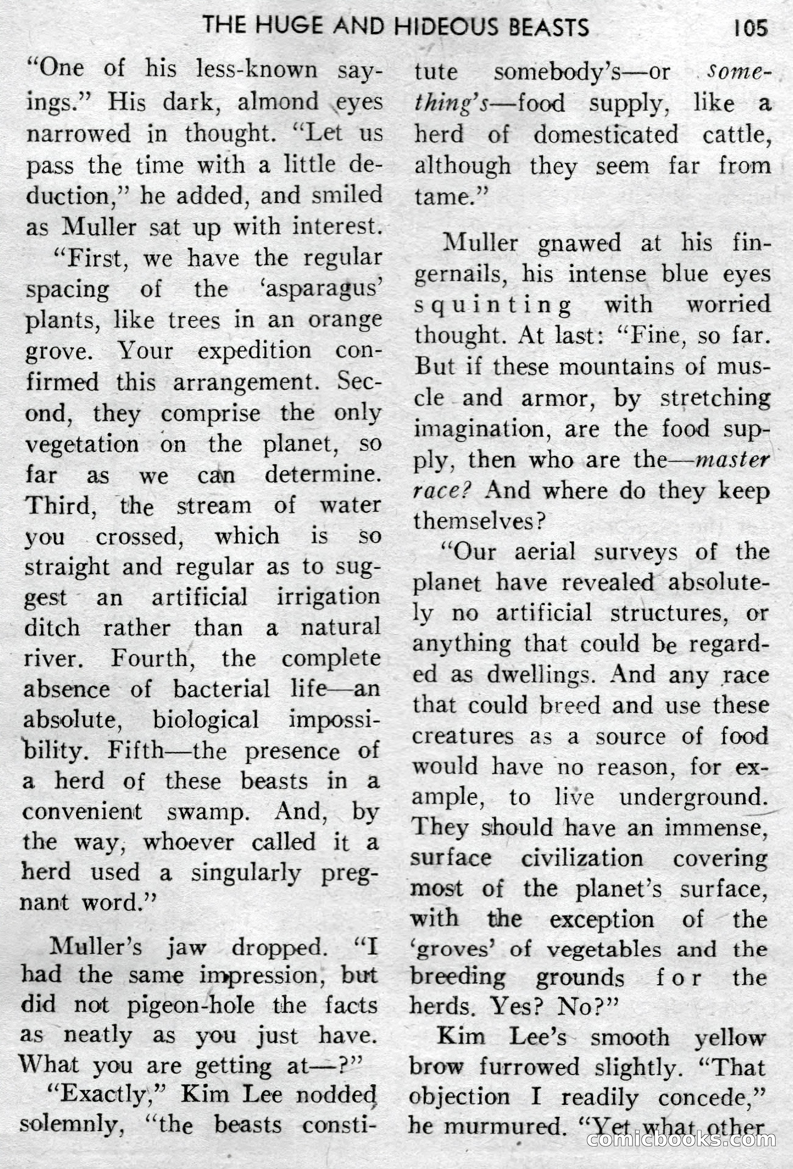 Super-Science Fiction, April 1959 — page 107 of 132