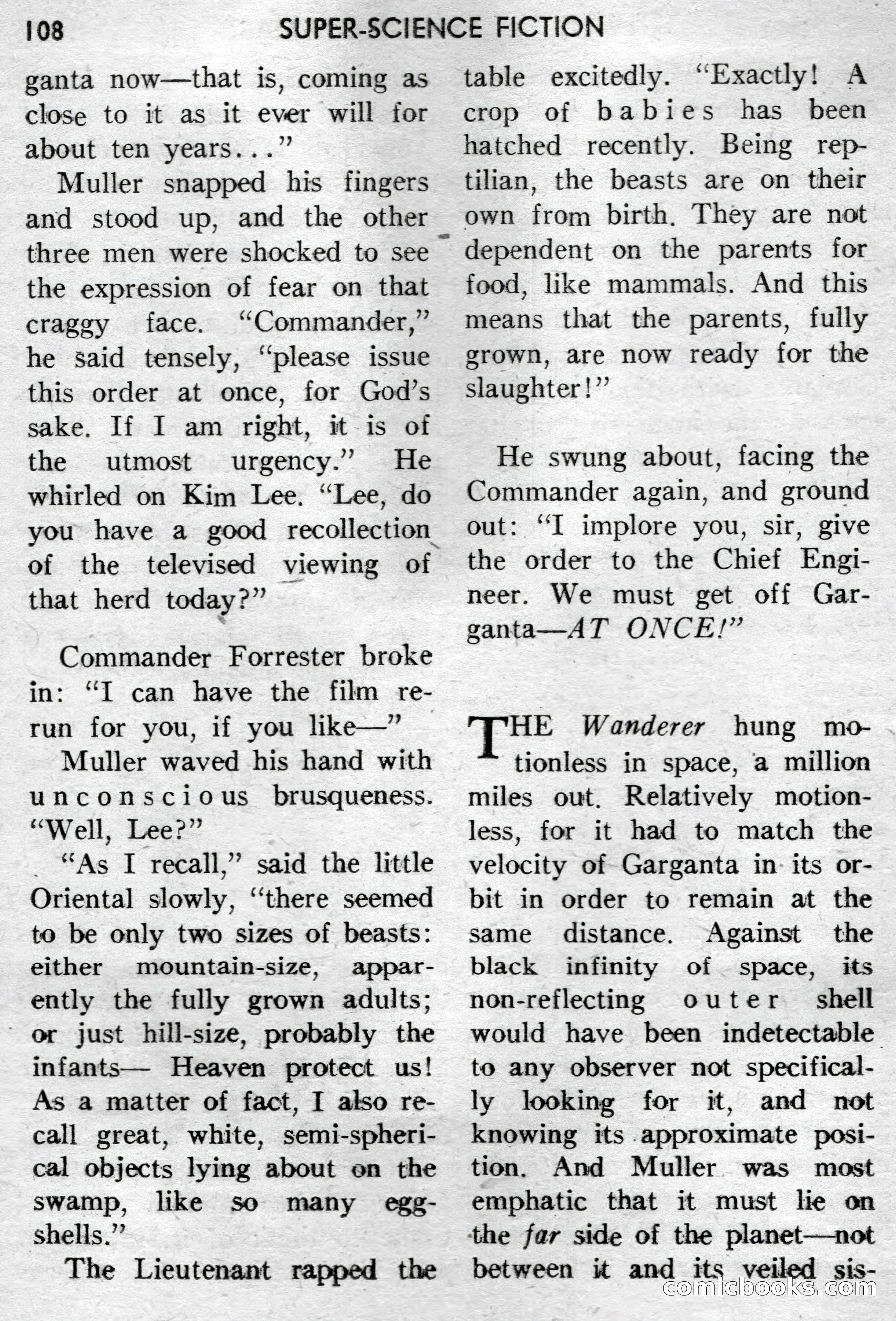 Super-Science Fiction, April 1959 — page 110 of 132