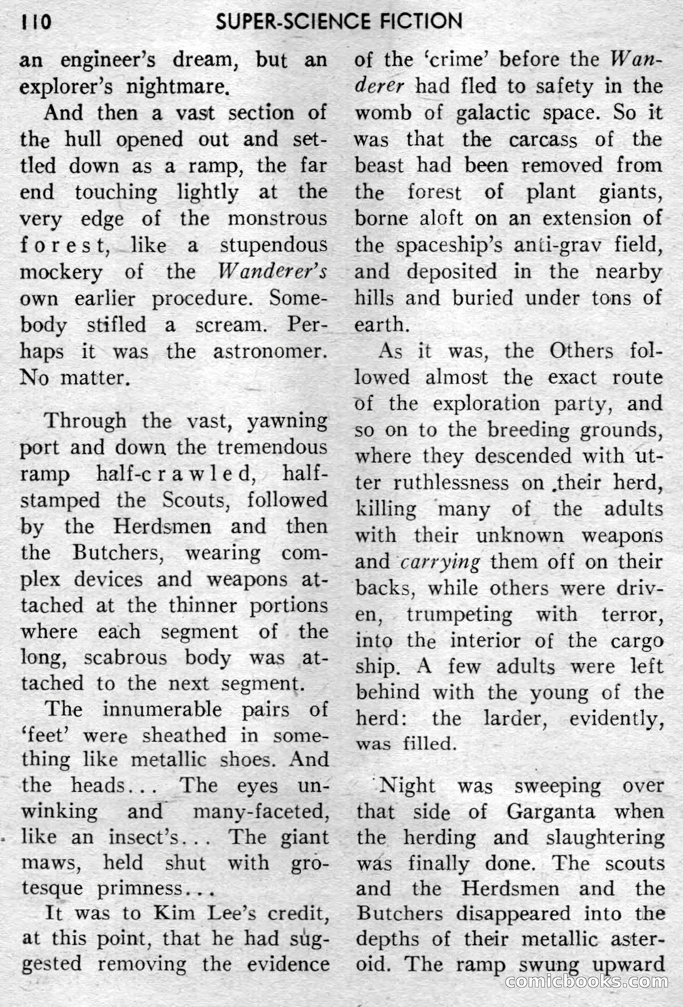 Super-Science Fiction, April 1959 — page 112 of 132