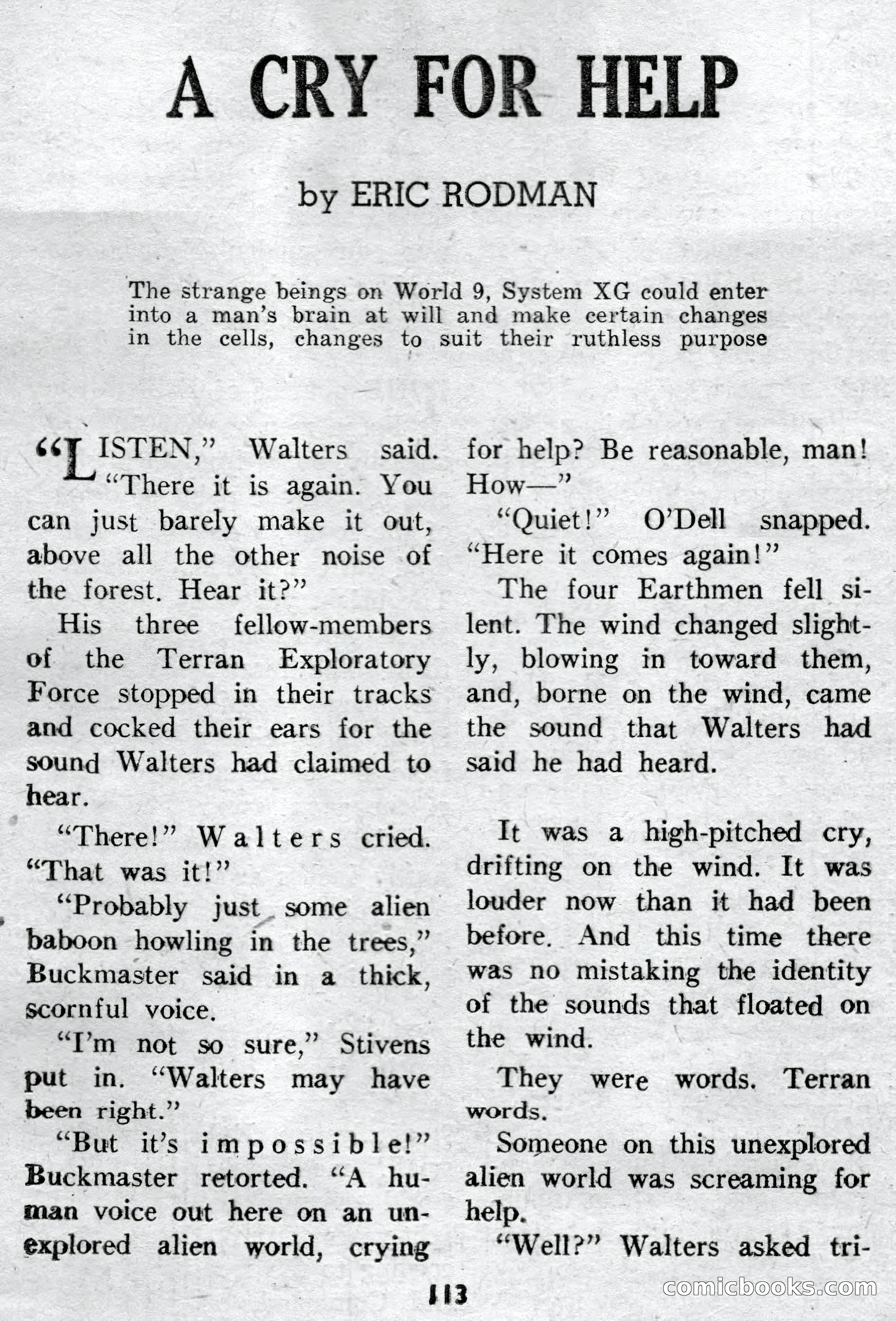 Super-Science Fiction, April 1959 — page 115 of 132