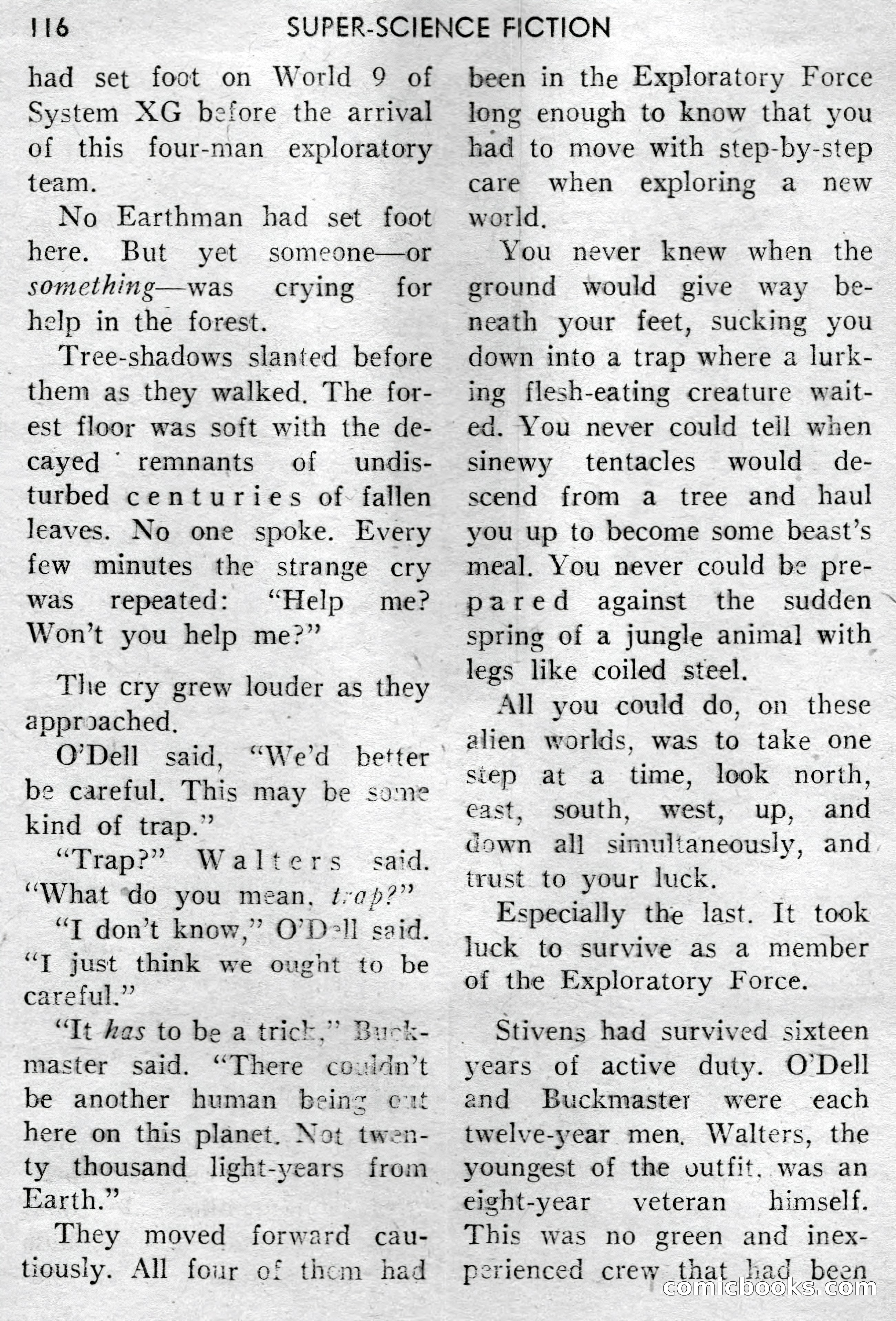 Super-Science Fiction, April 1959 — page 118 of 132