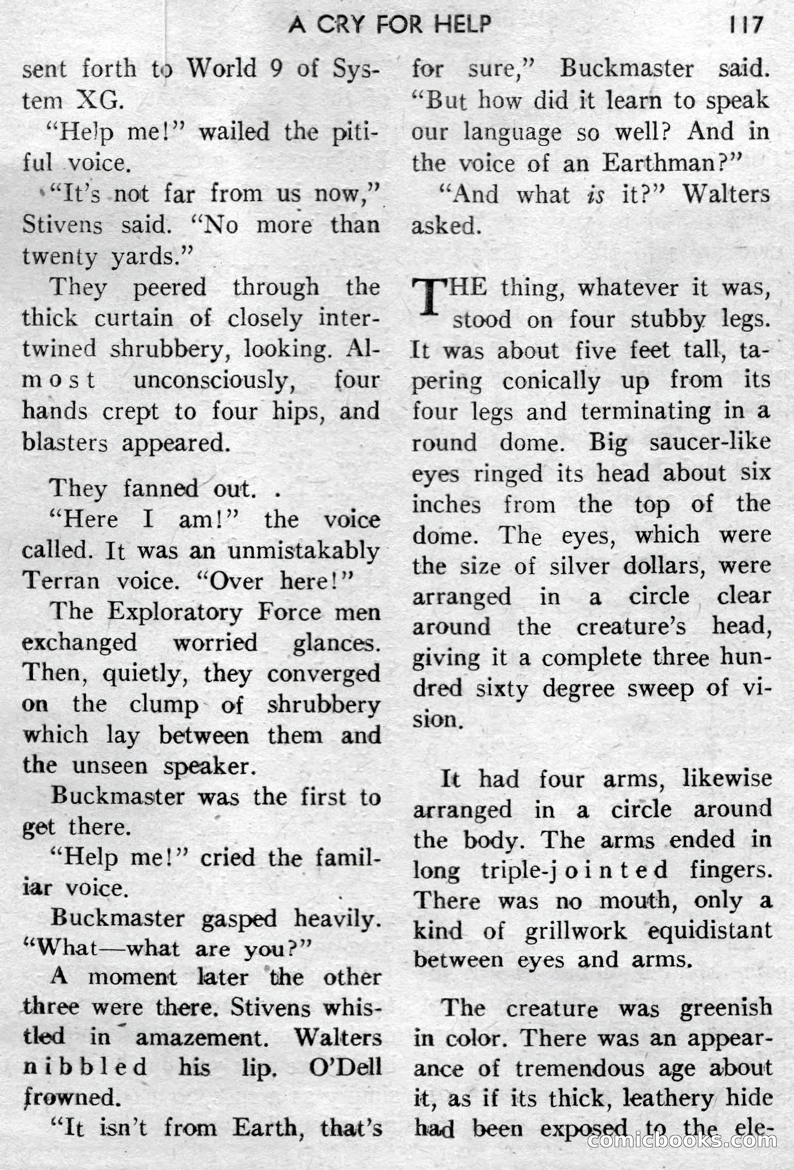 Super-Science Fiction, April 1959 — page 119 of 132