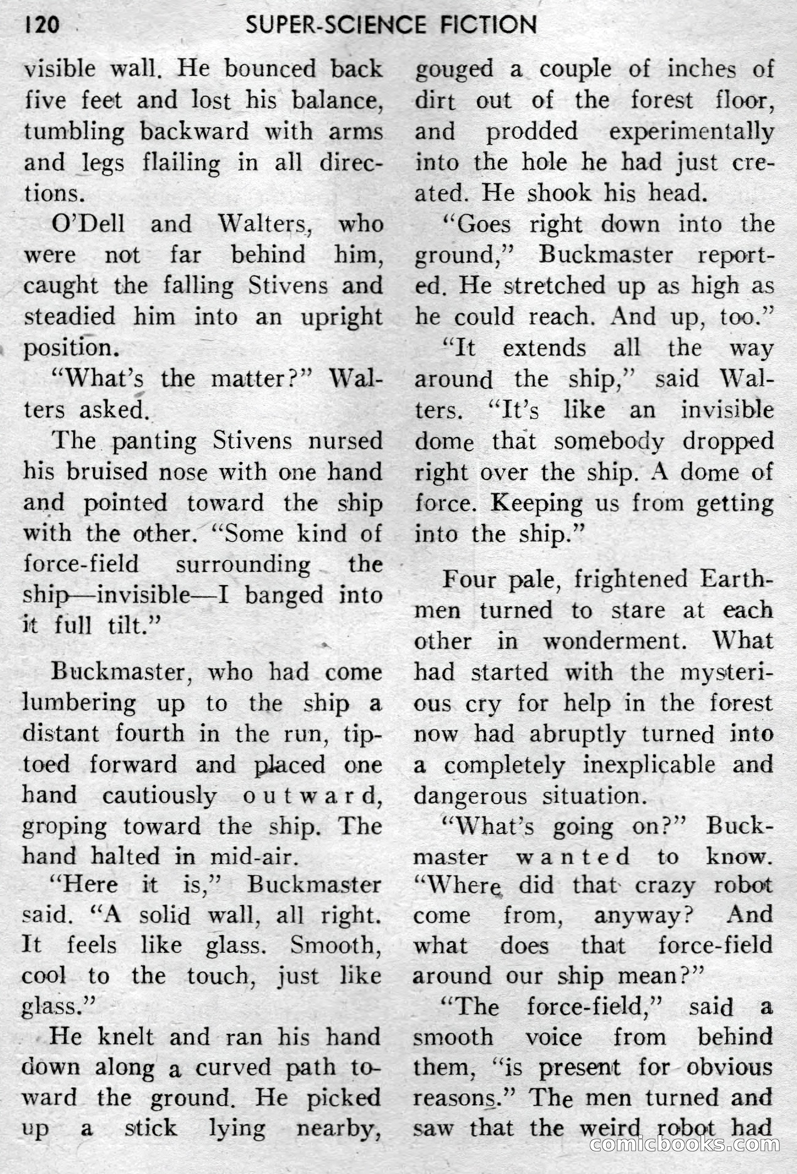 Super-Science Fiction, April 1959 — page 122 of 132