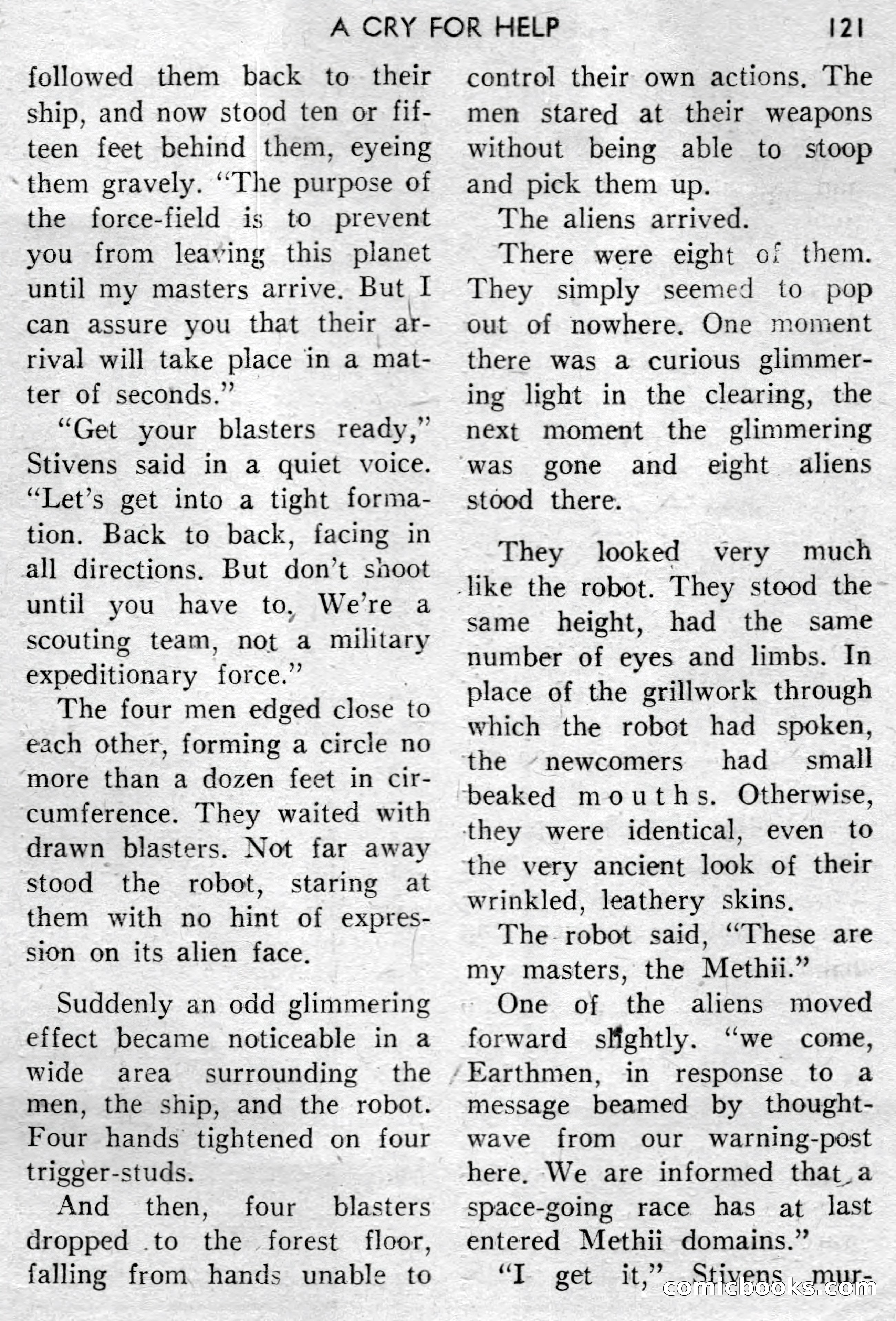 Super-Science Fiction, April 1959 — page 123 of 132