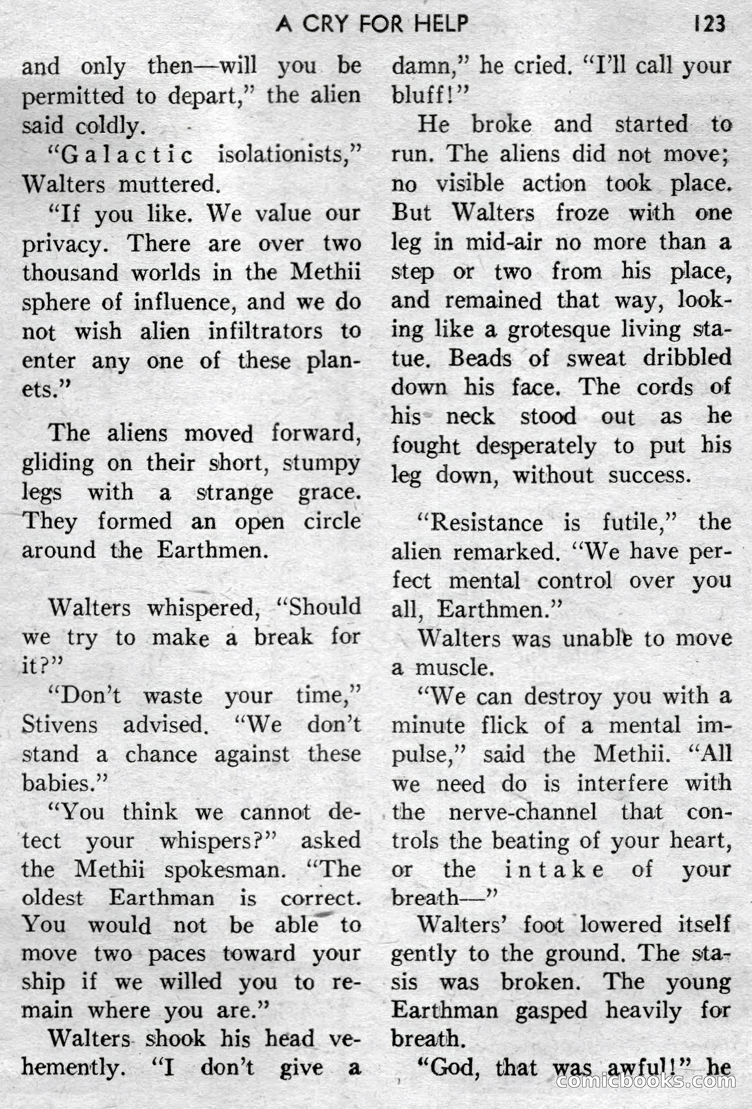 Super-Science Fiction, April 1959 — page 125 of 132