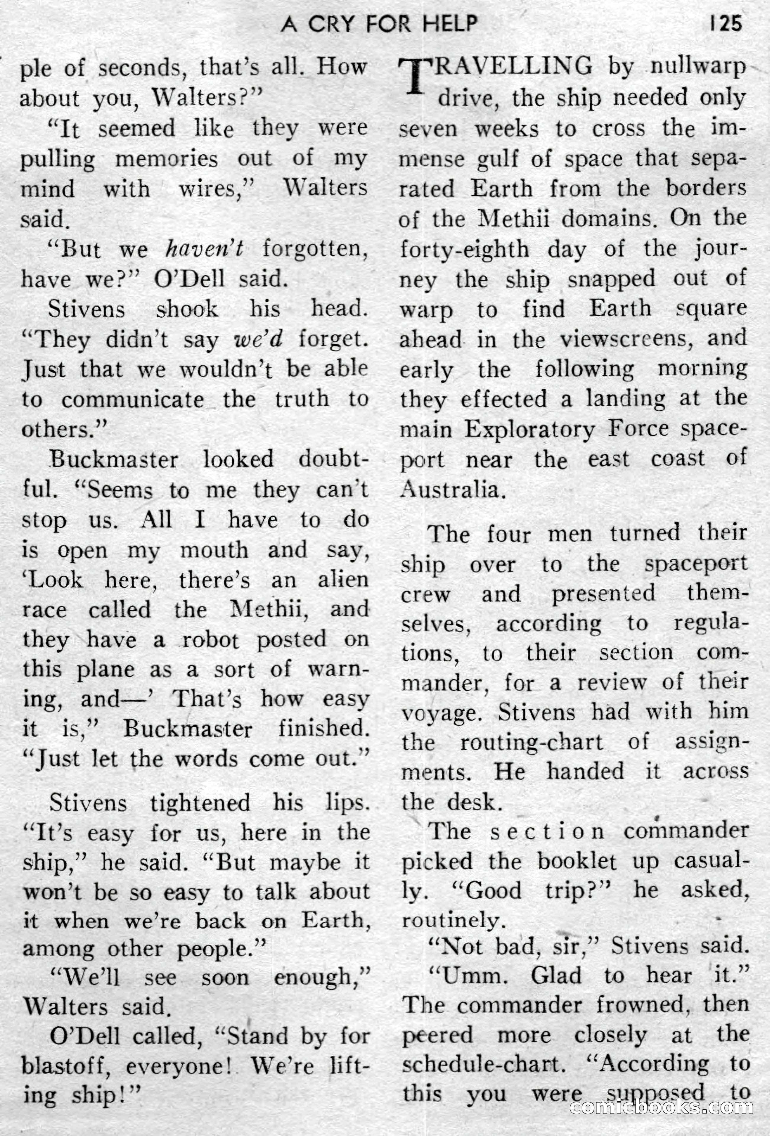 Super-Science Fiction, April 1959 — page 127 of 132