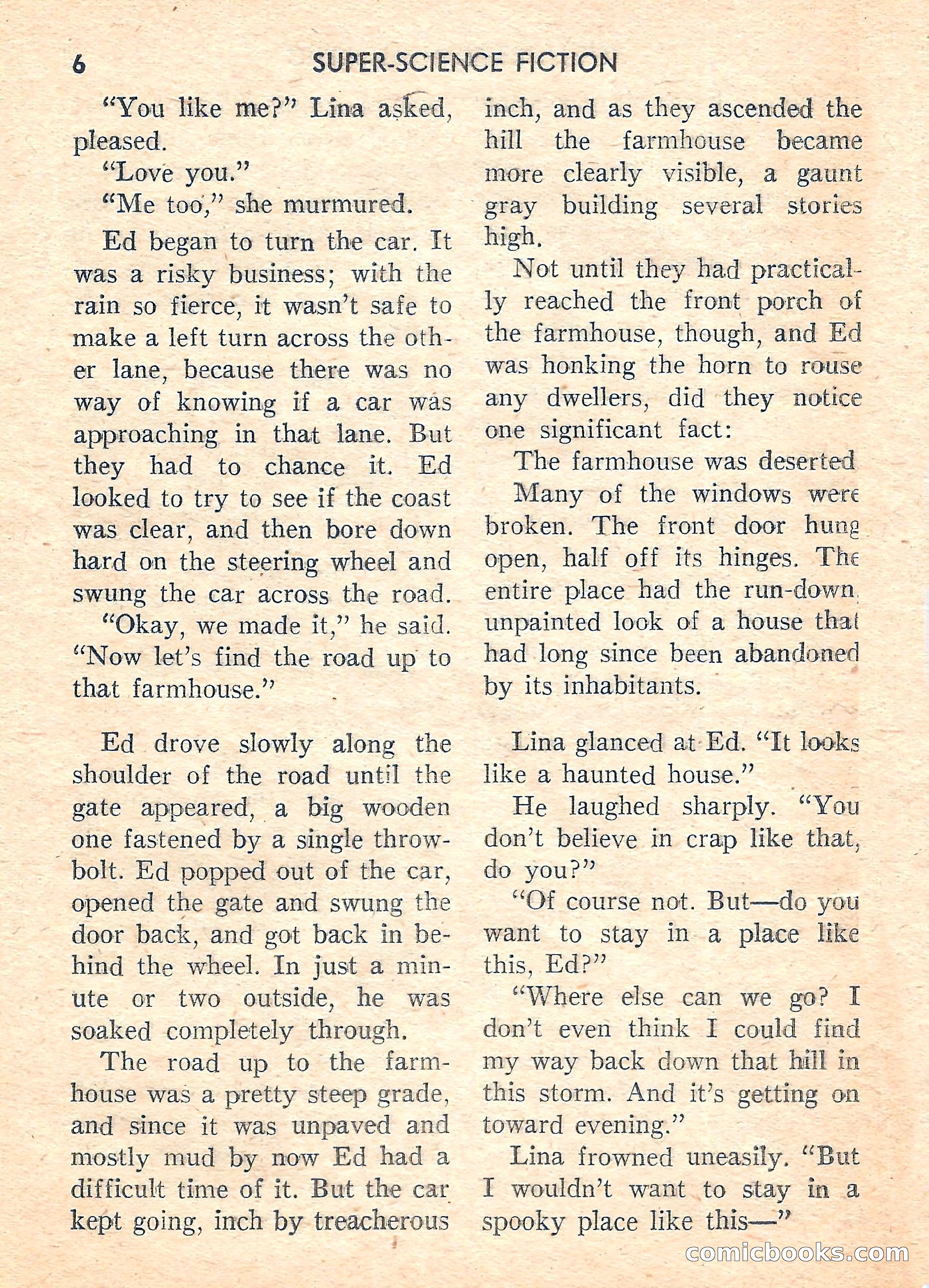 Super Science Fiction, August 1959 — page 8 of 132