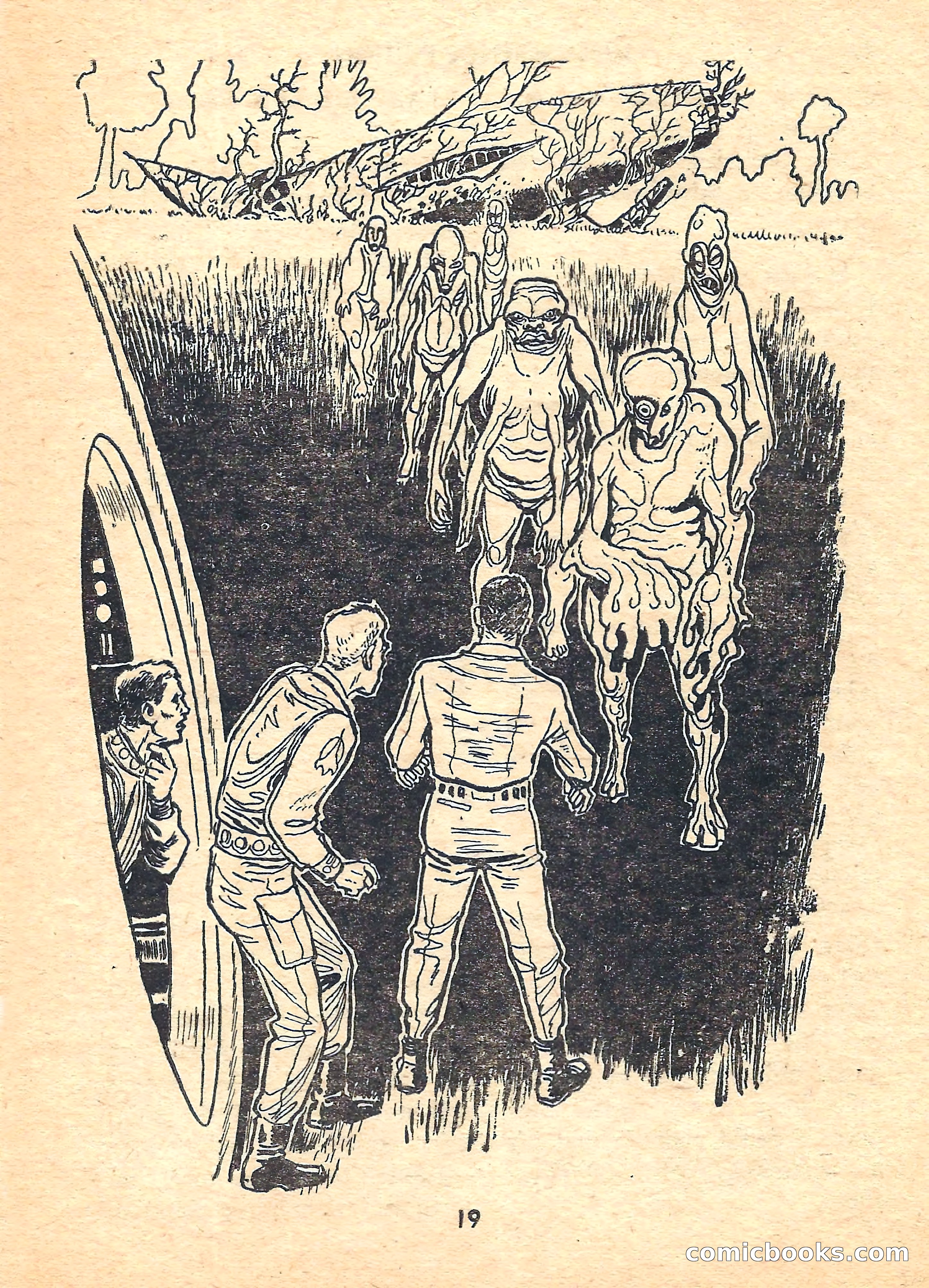 Super Science Fiction, August 1959 — page 21 of 132