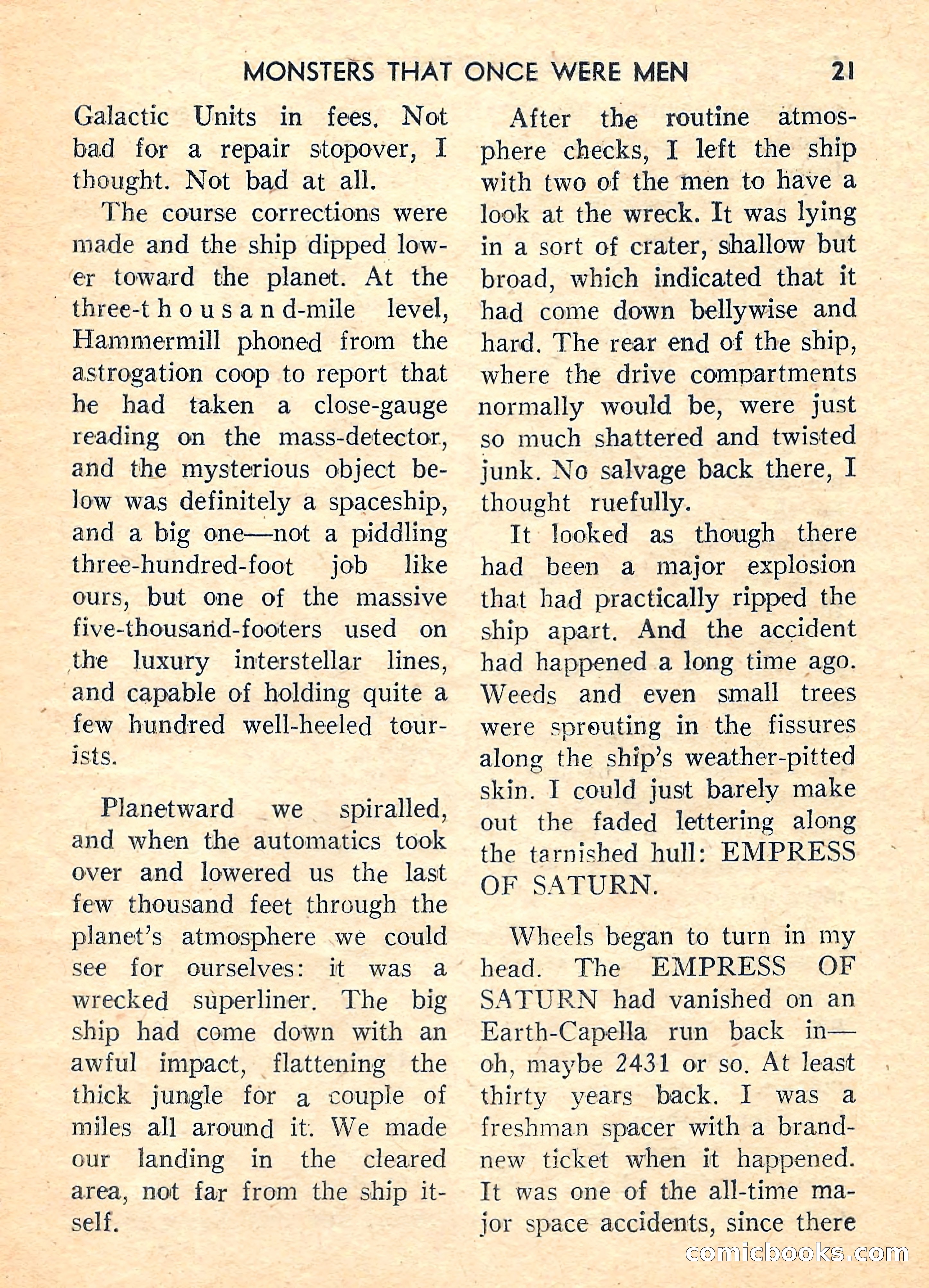 Super Science Fiction, August 1959 — page 23 of 132
