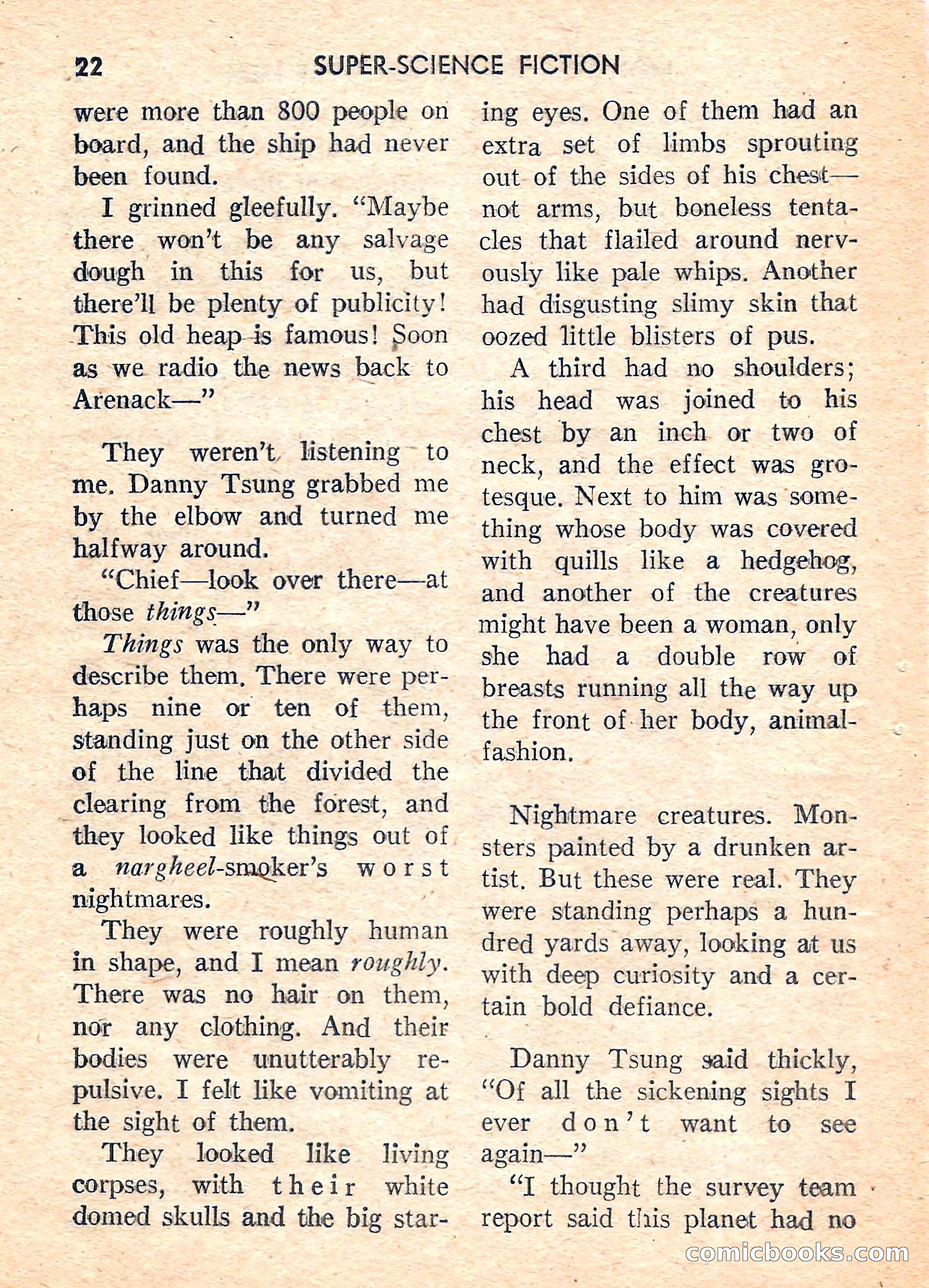 Super Science Fiction, August 1959 — page 24 of 132
