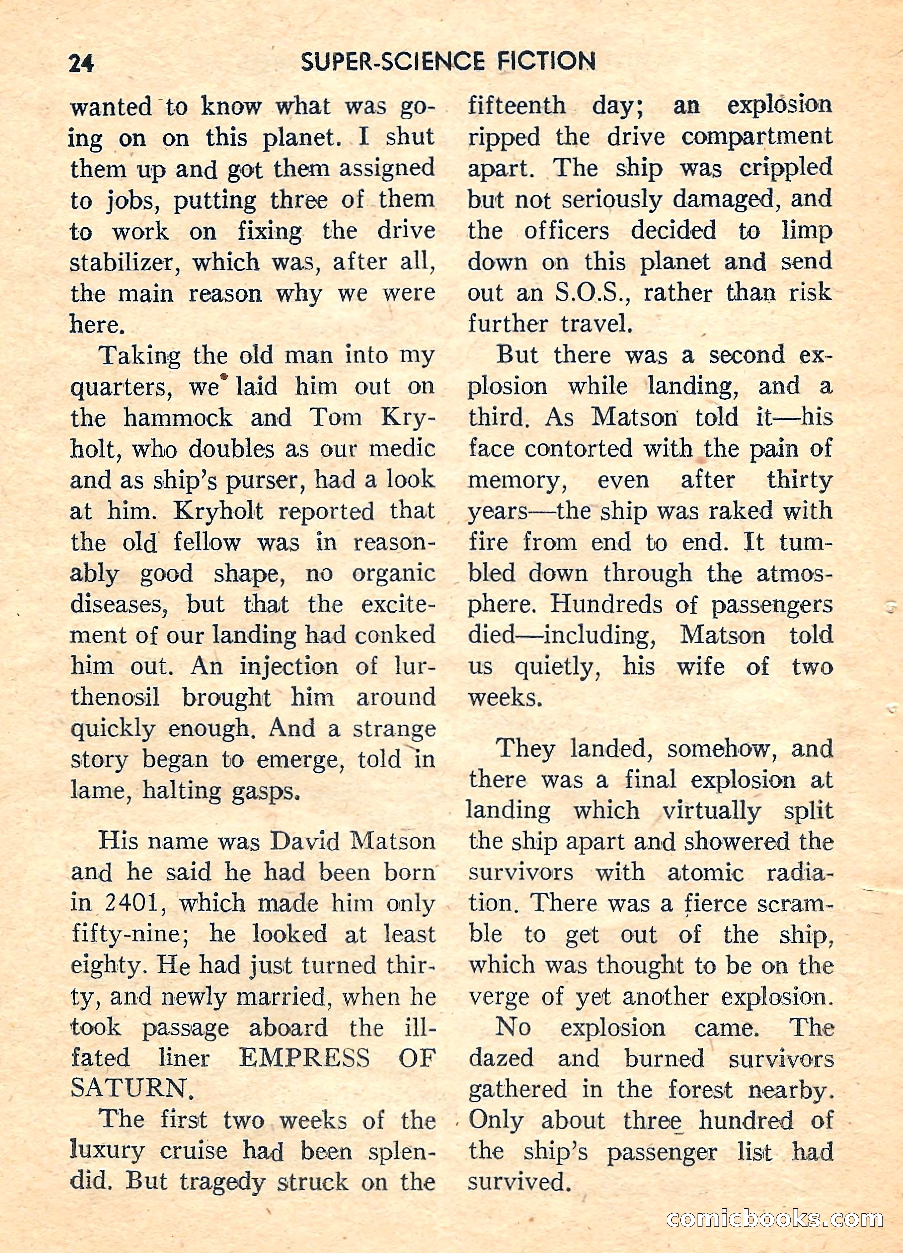 Super Science Fiction, August 1959 — page 26 of 132