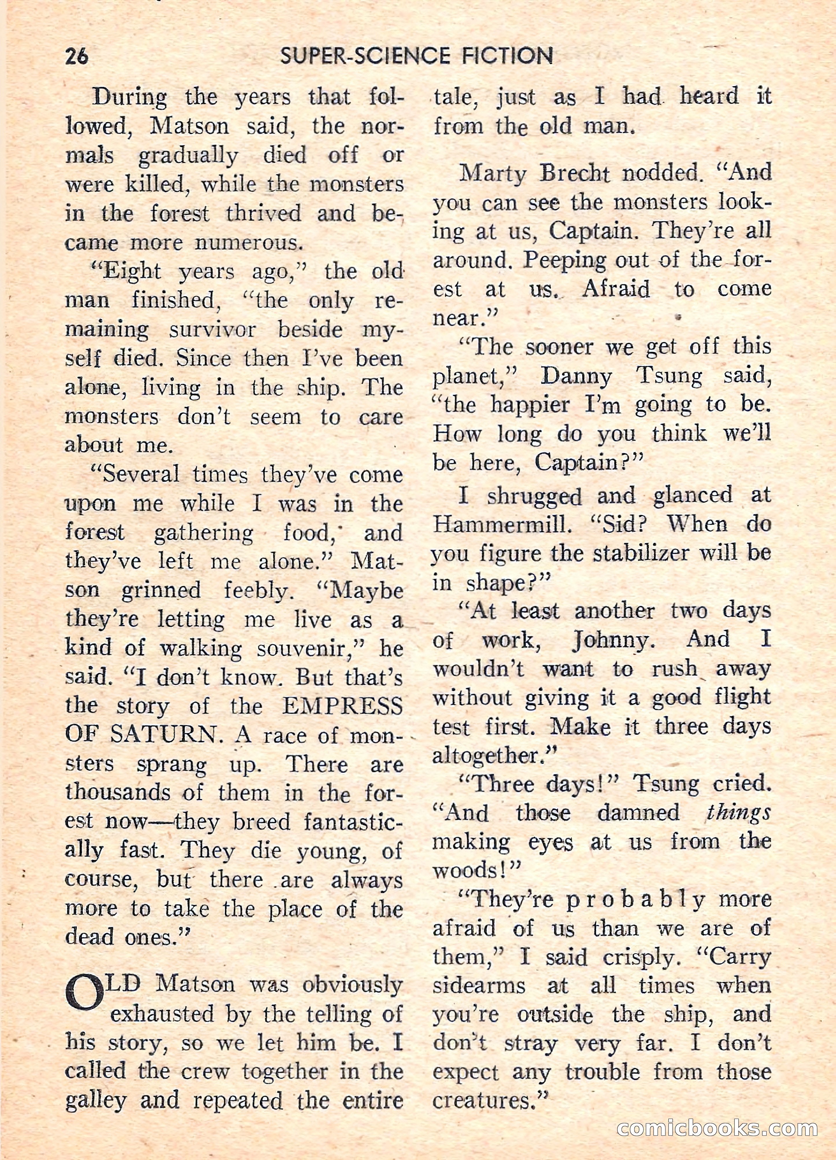 Super Science Fiction, August 1959 — page 28 of 132