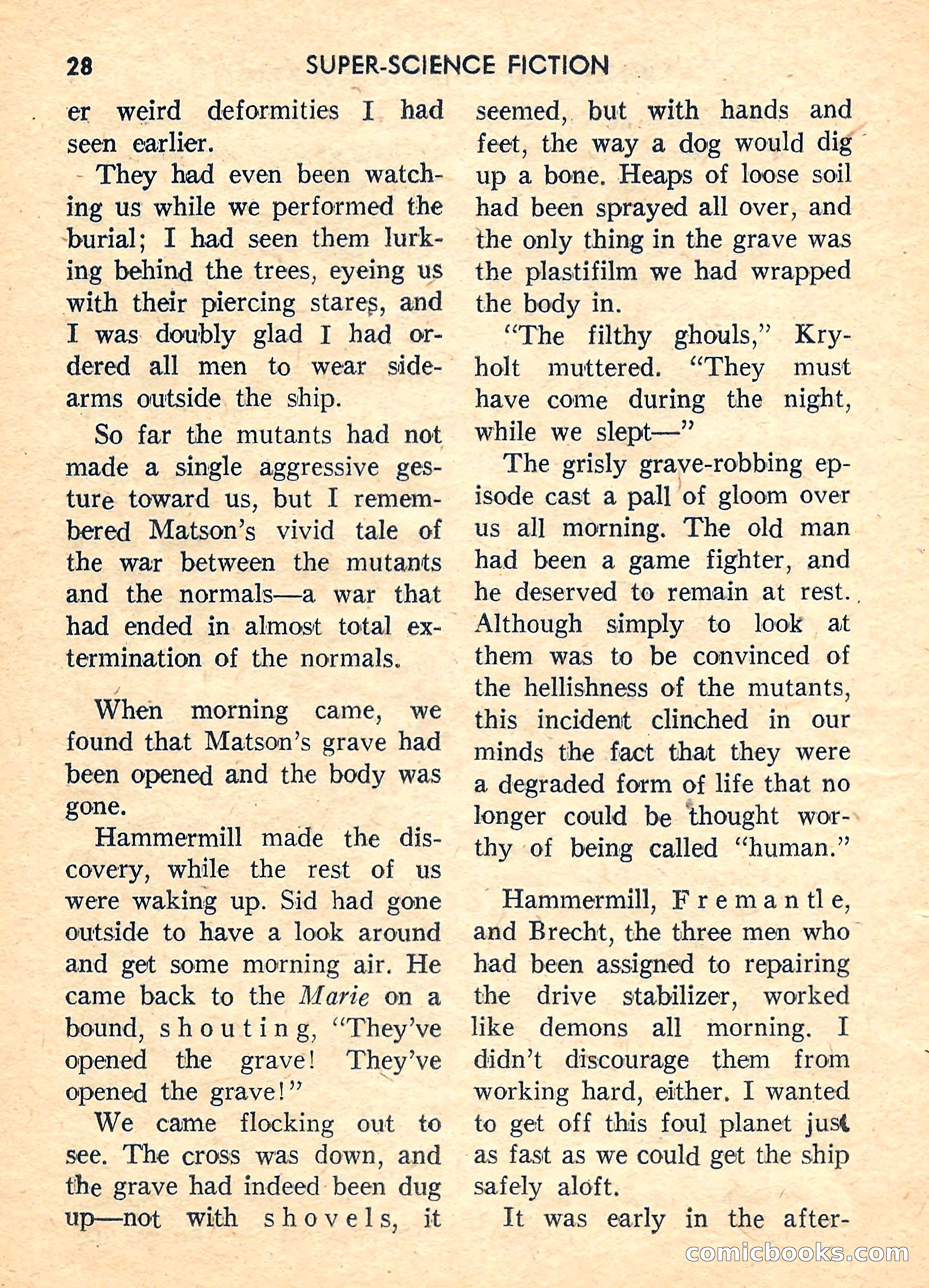 Super Science Fiction, August 1959 — page 30 of 132