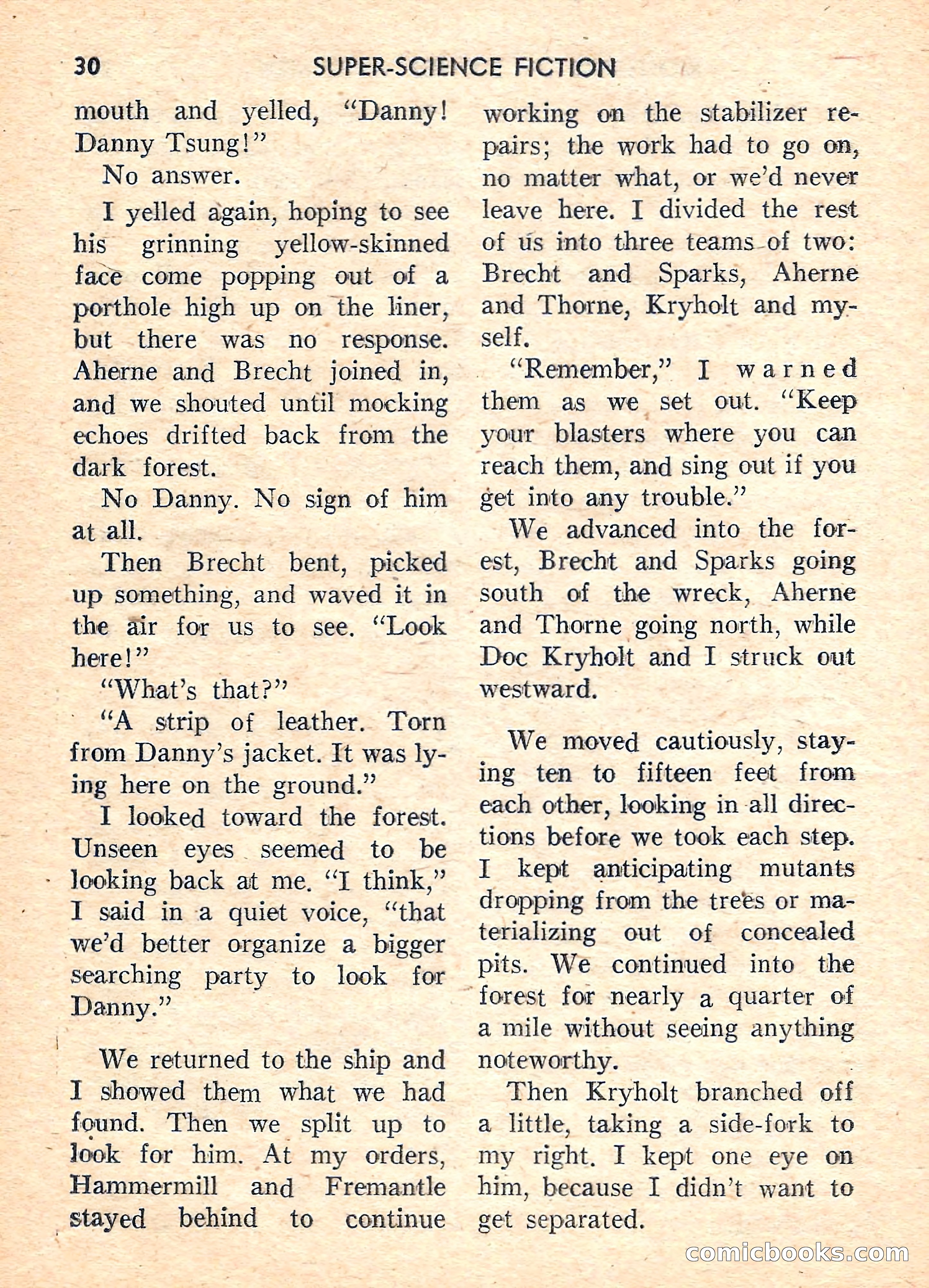 Super Science Fiction, August 1959 — page 32 of 132
