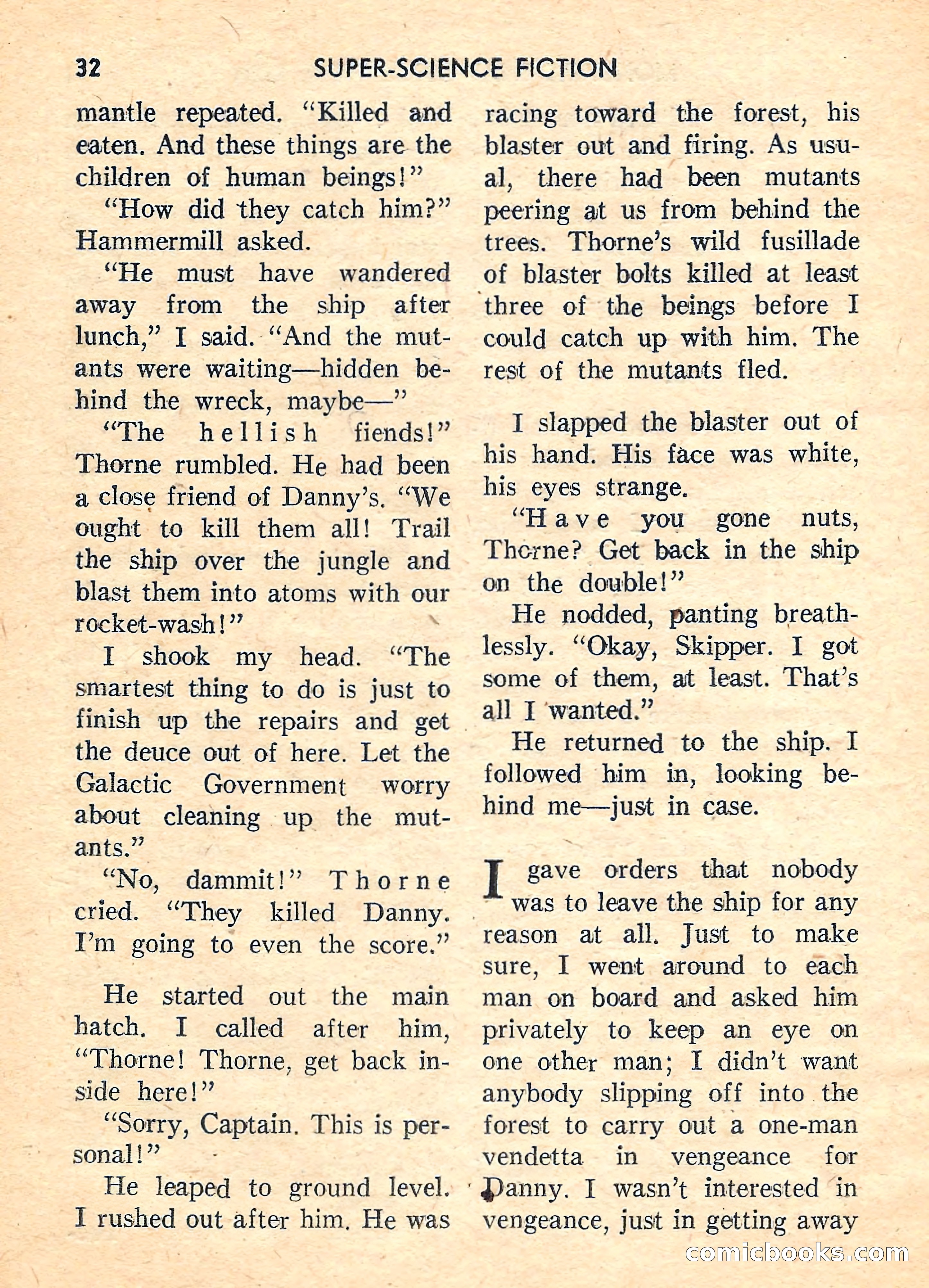 Super Science Fiction, August 1959 — page 34 of 132