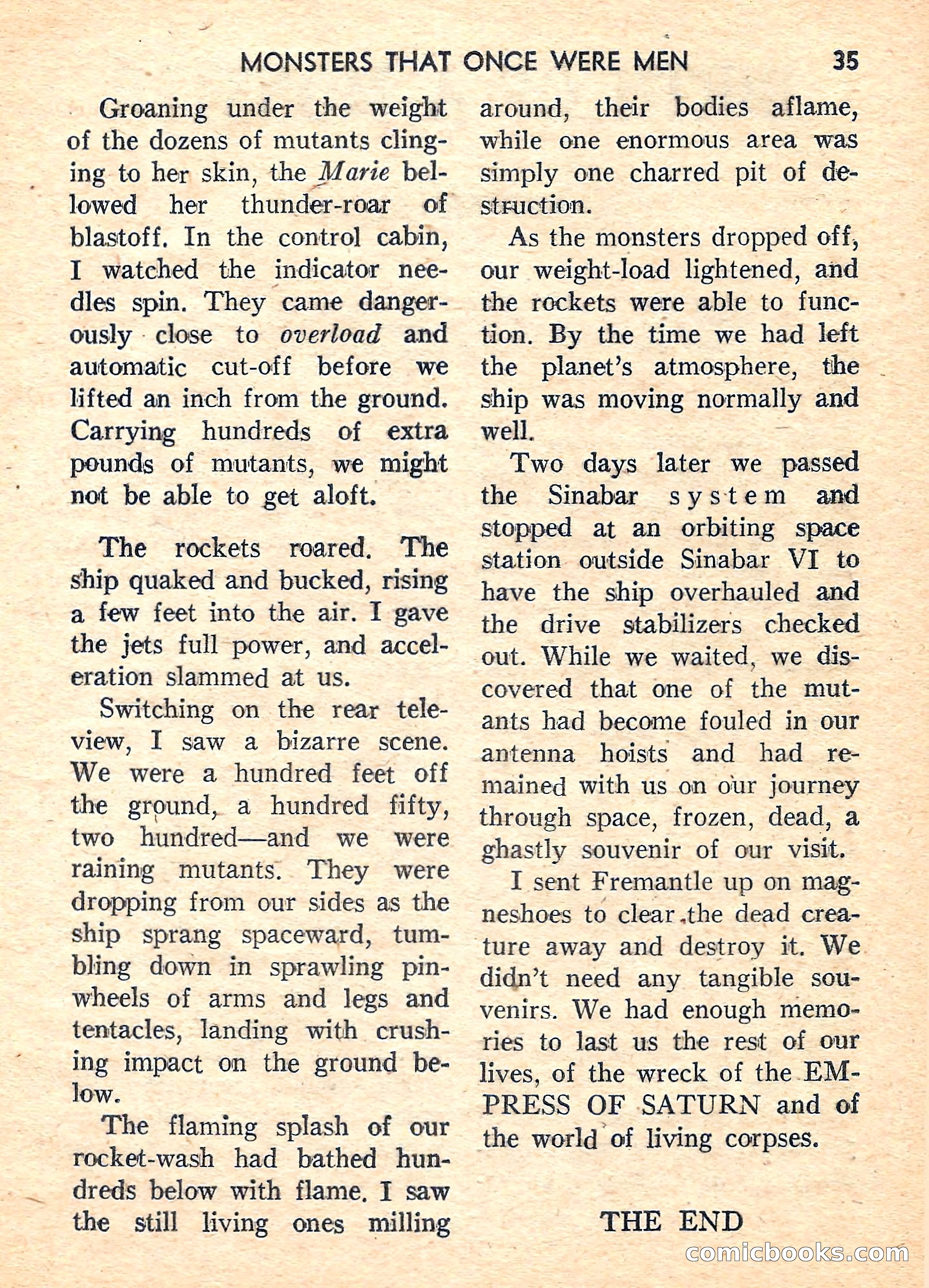 Super Science Fiction, August 1959 — page 37 of 132
