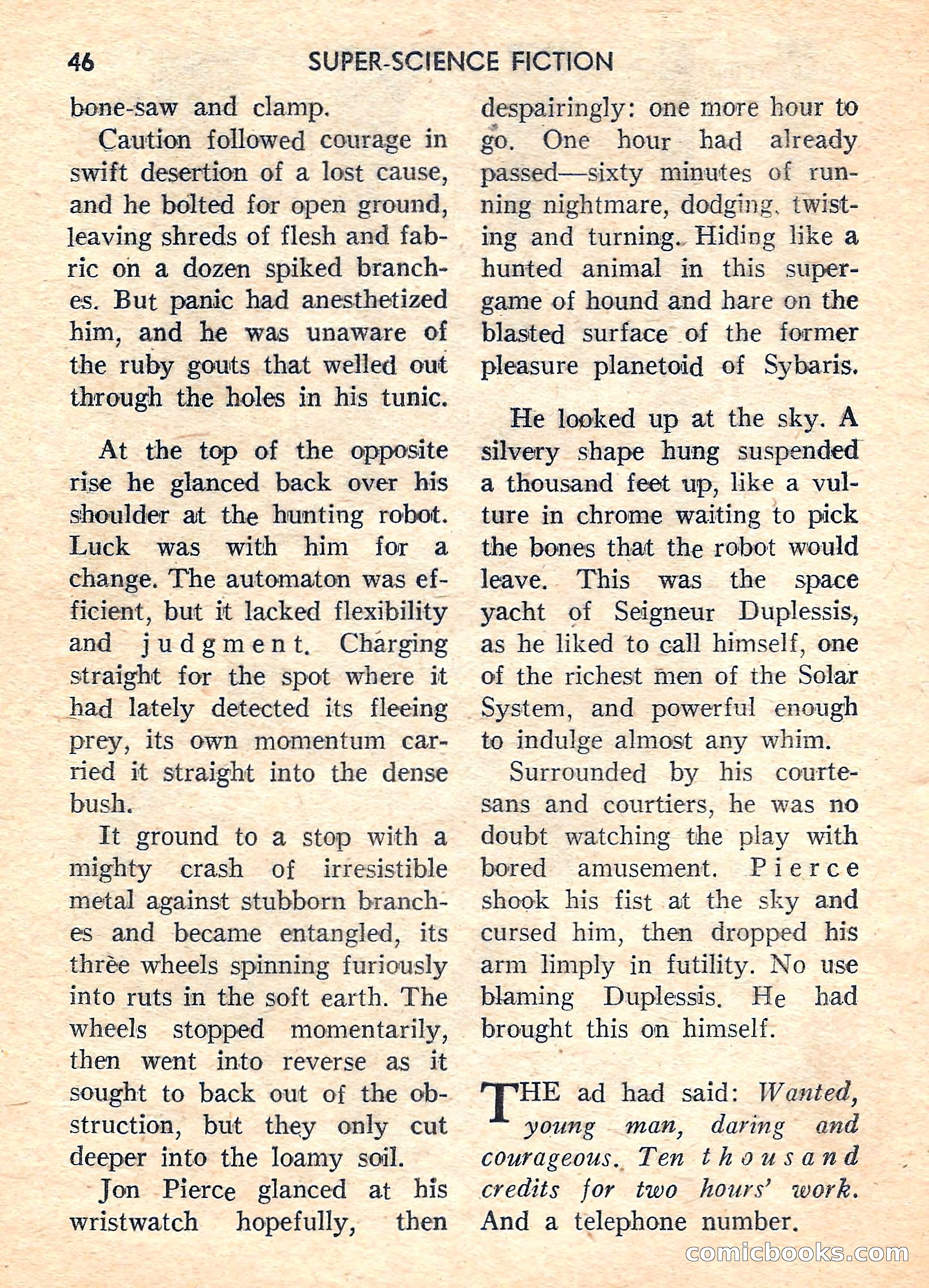 Super Science Fiction, August 1959 — page 48 of 132