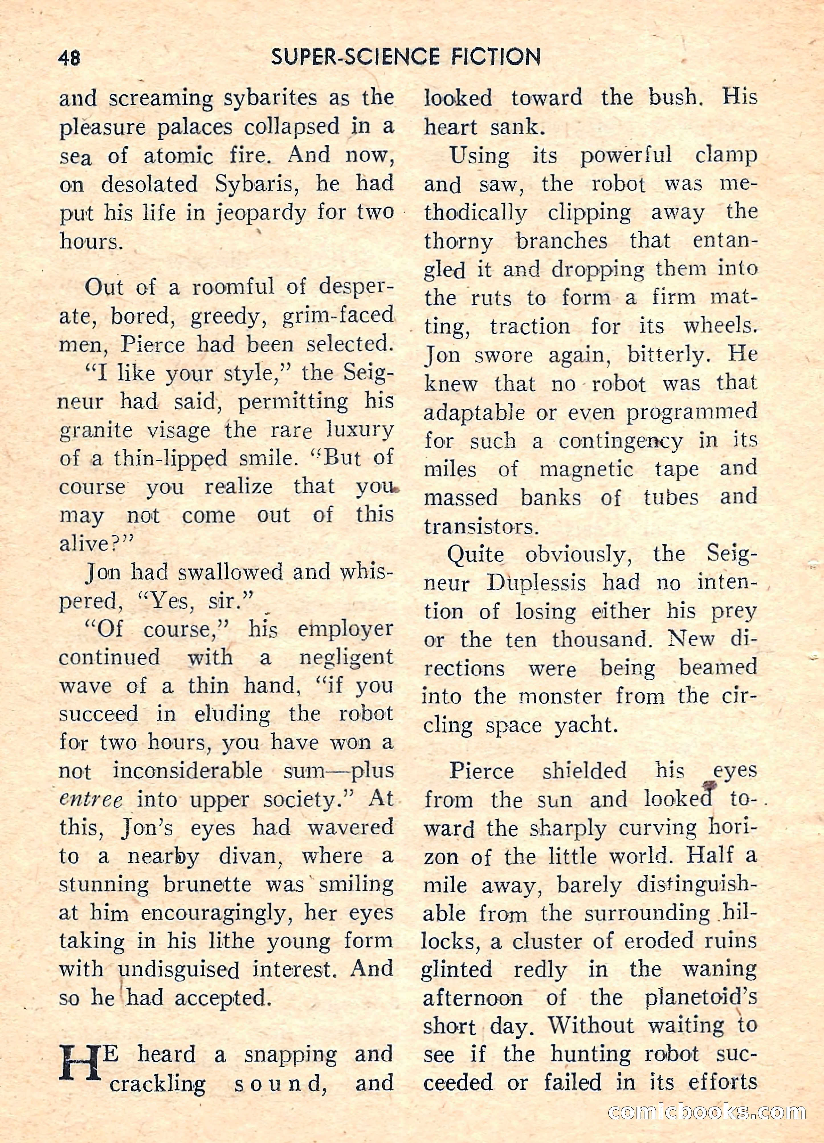 Super Science Fiction, August 1959 — page 50 of 132