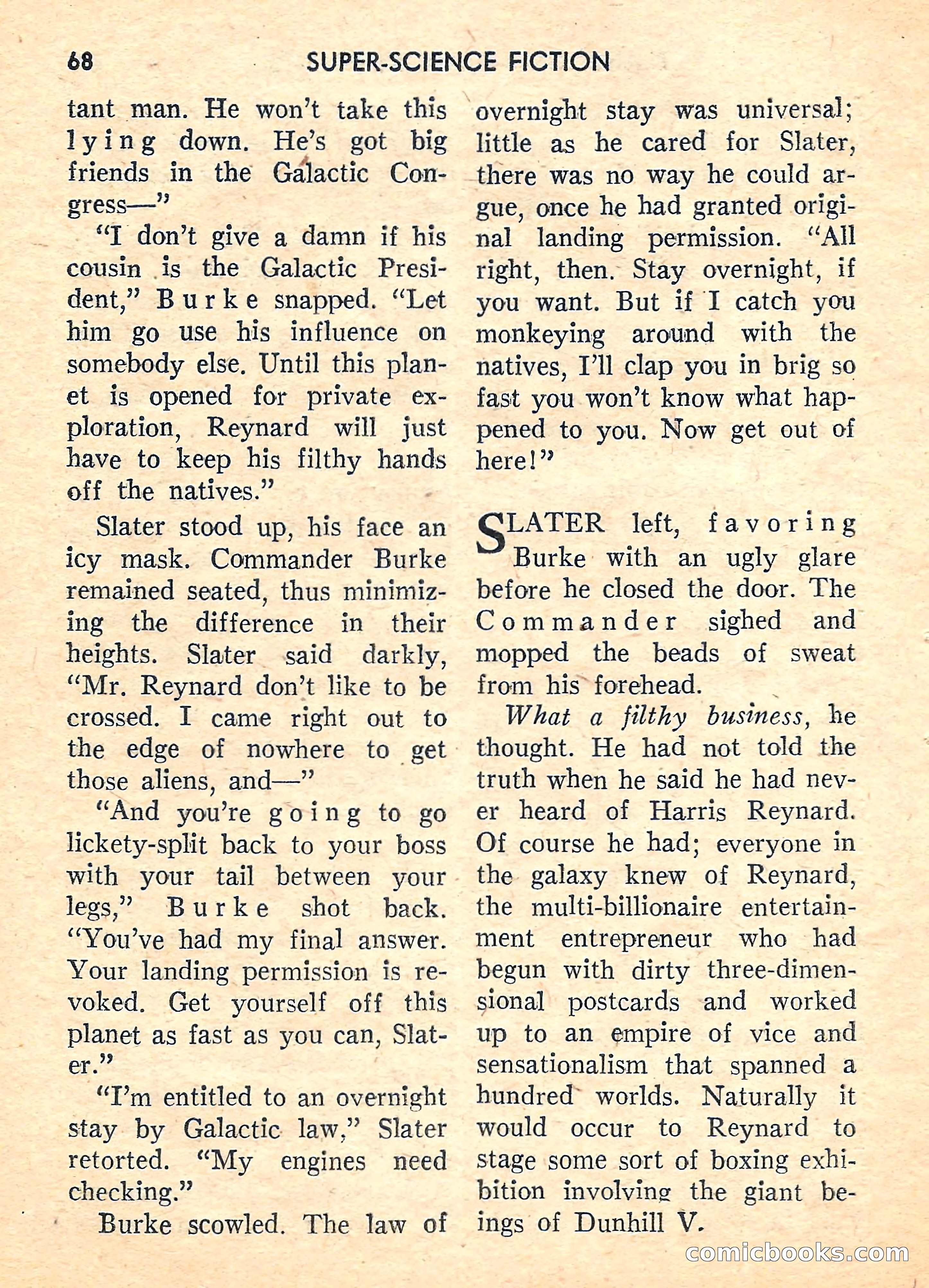 Super Science Fiction, August 1959 — page 70 of 132