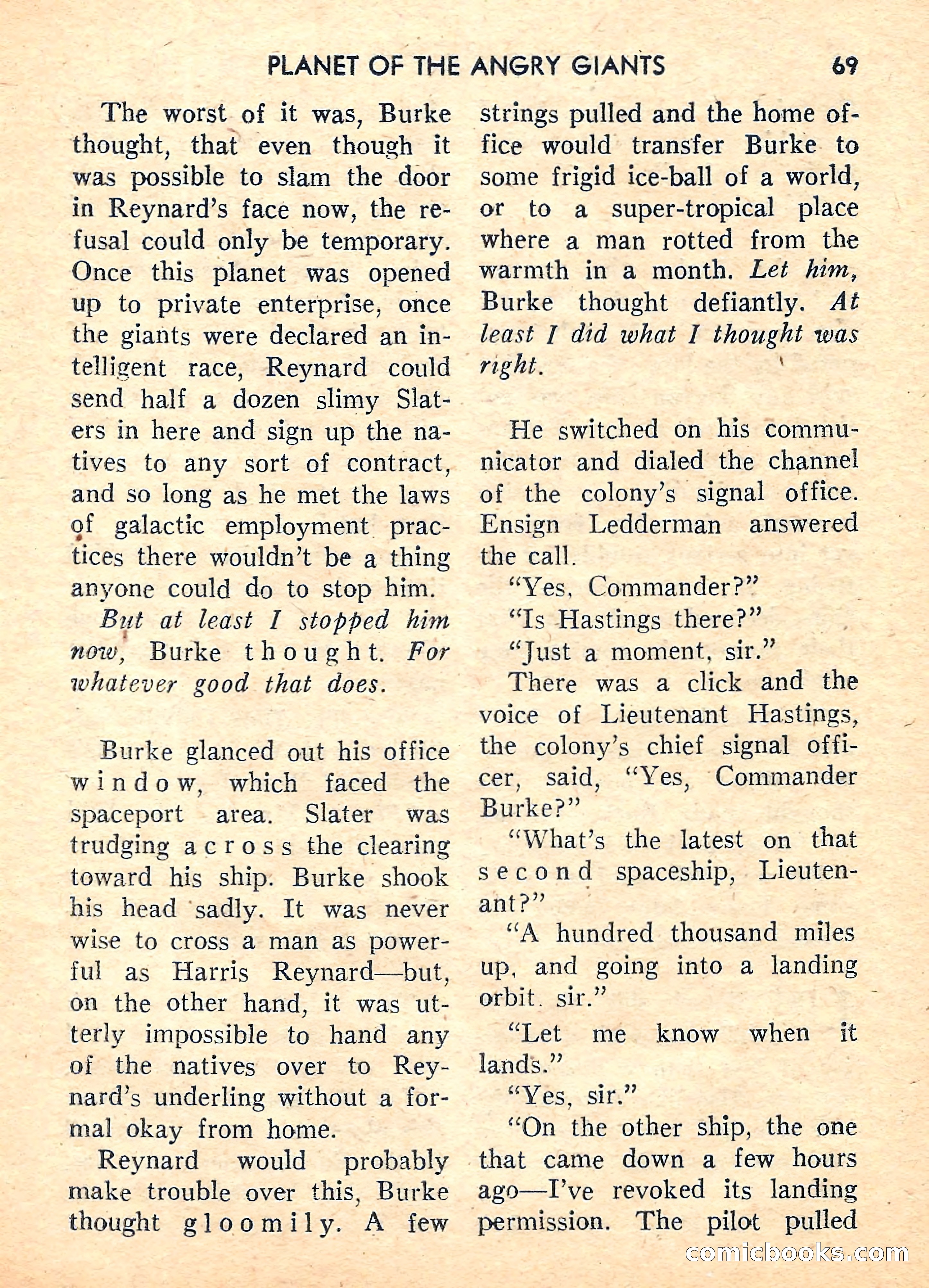 Super Science Fiction, August 1959 — page 71 of 132