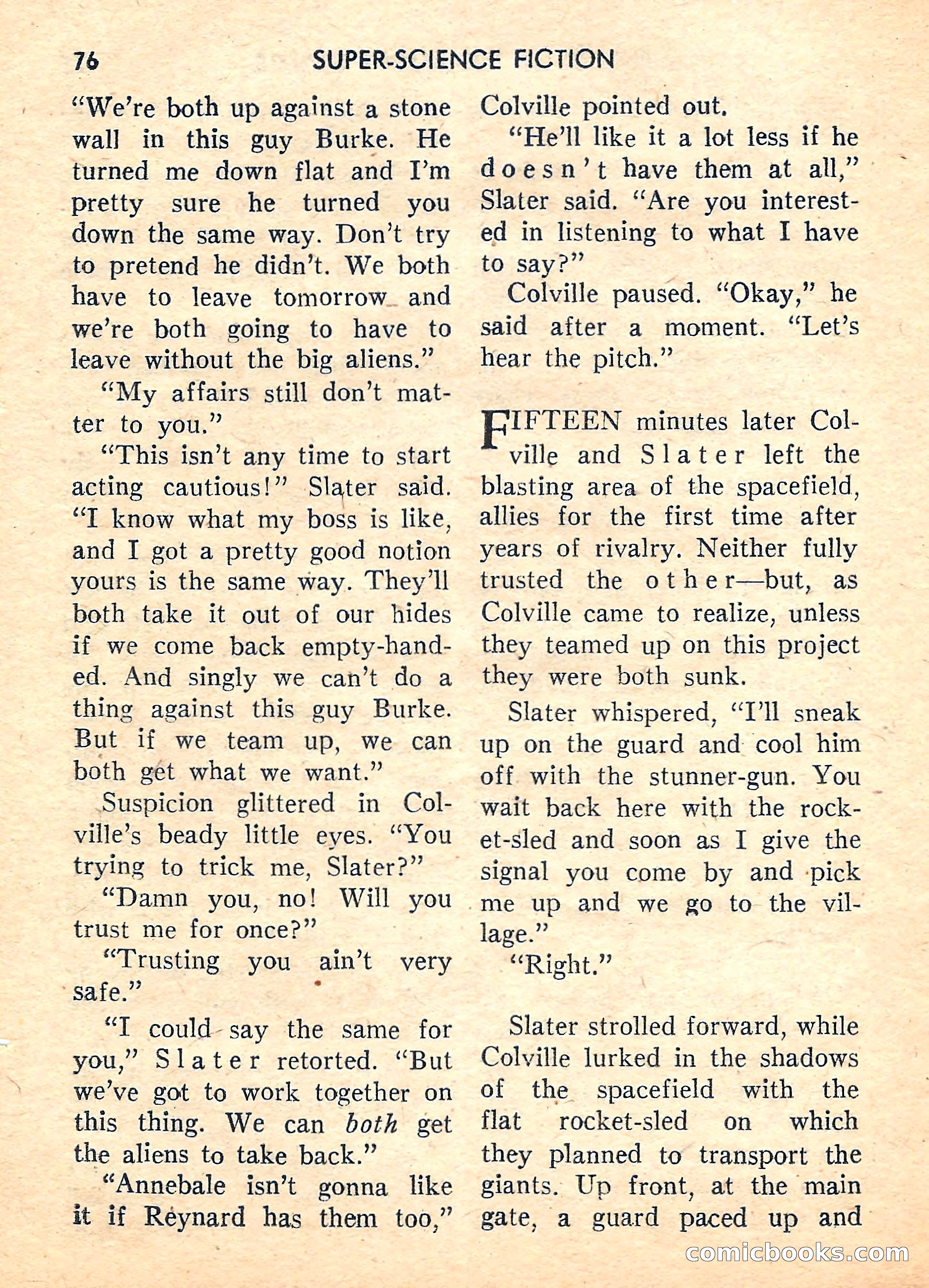 Super Science Fiction, August 1959 — page 78 of 132