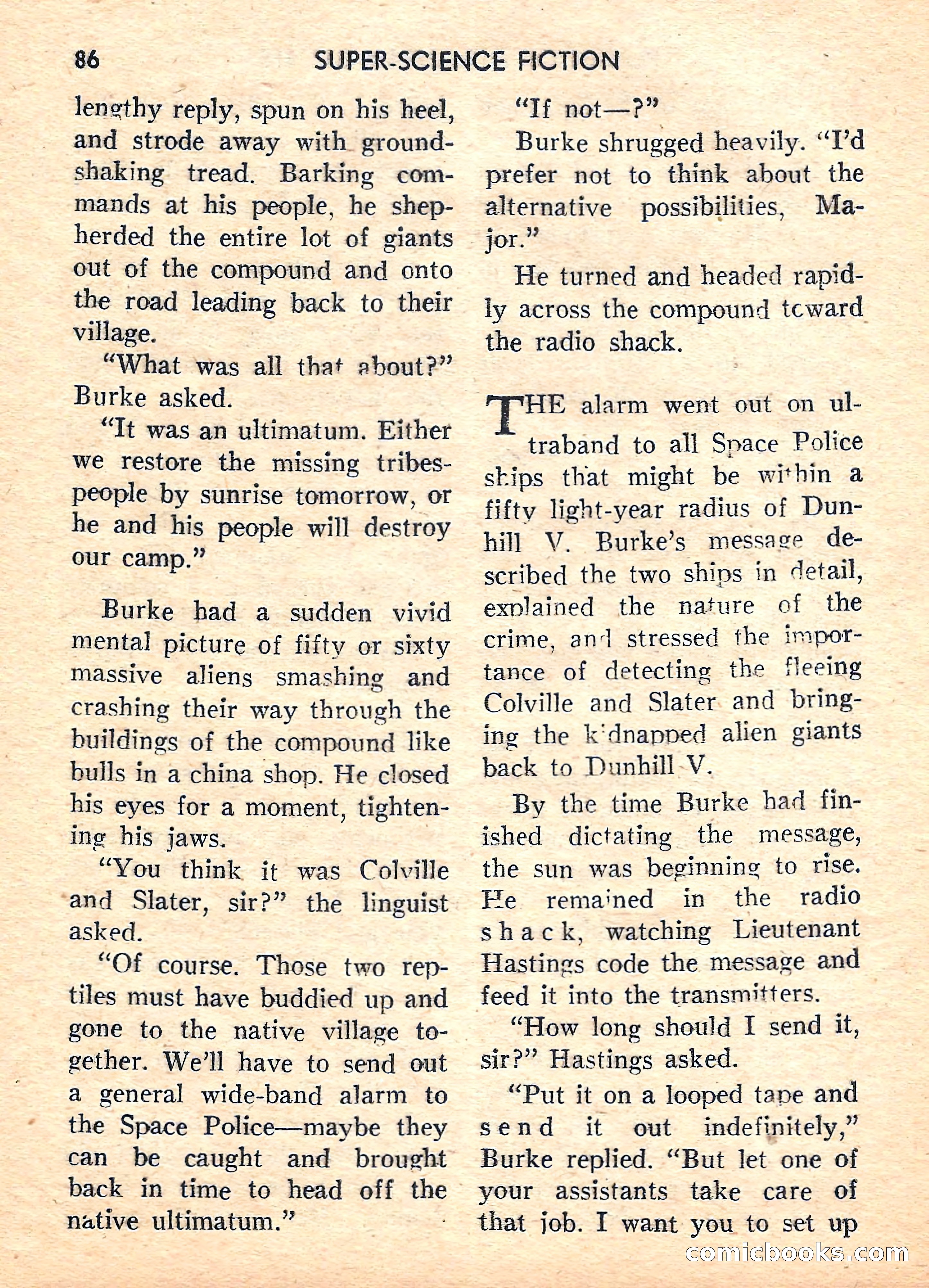 Super Science Fiction, August 1959 — page 88 of 132
