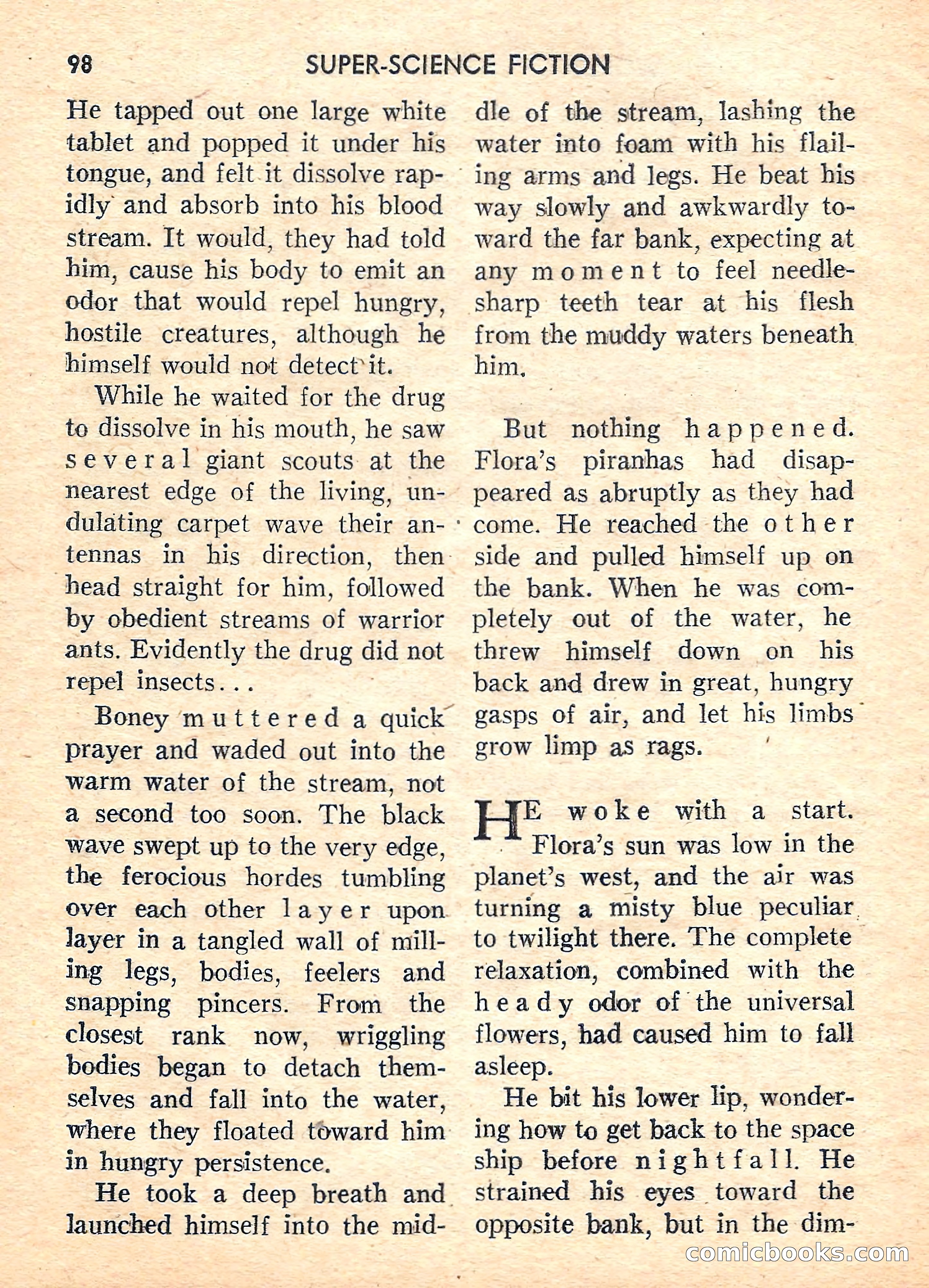 Super Science Fiction, August 1959 — page 100 of 132