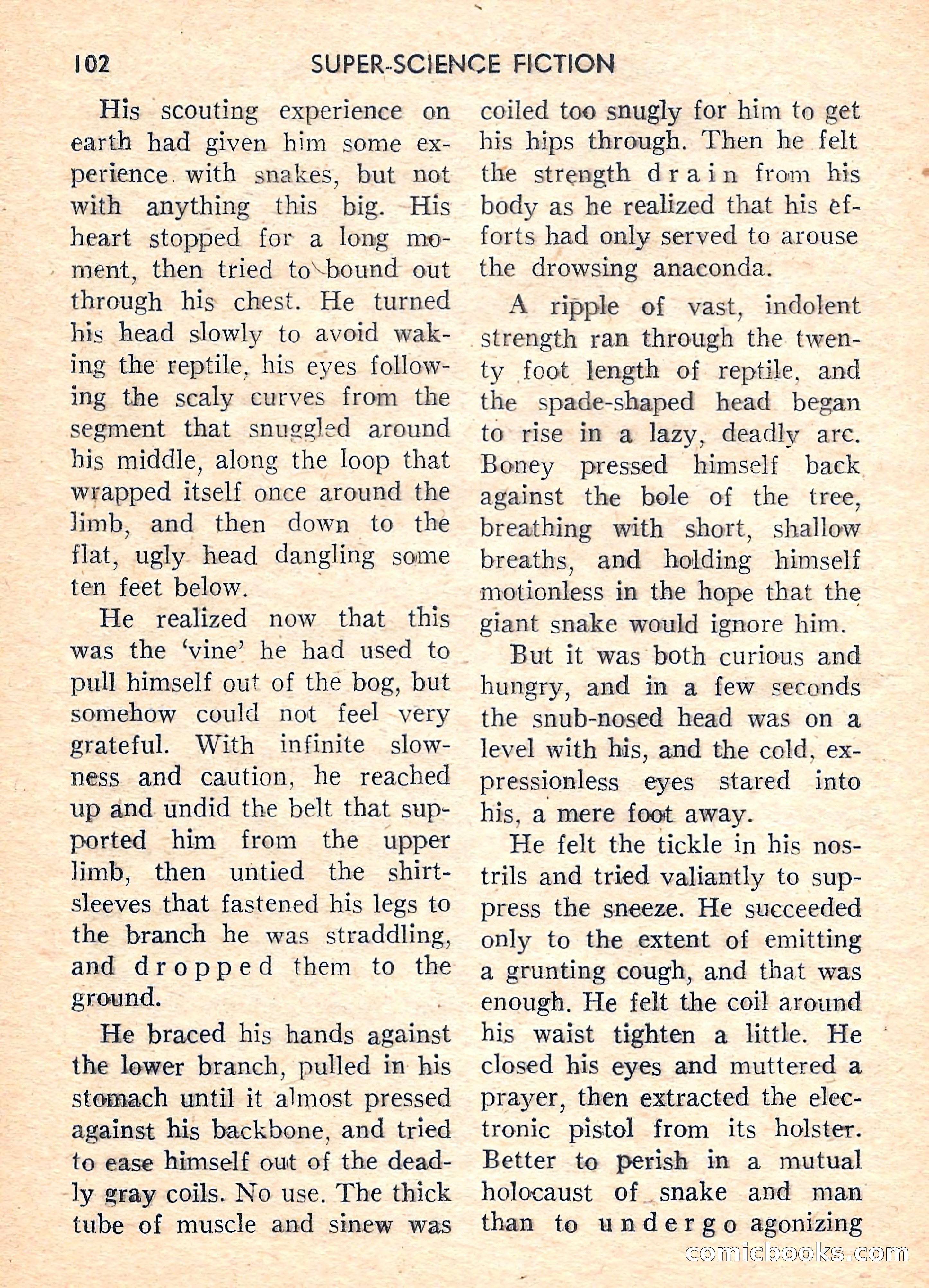 Super Science Fiction, August 1959 — page 104 of 132