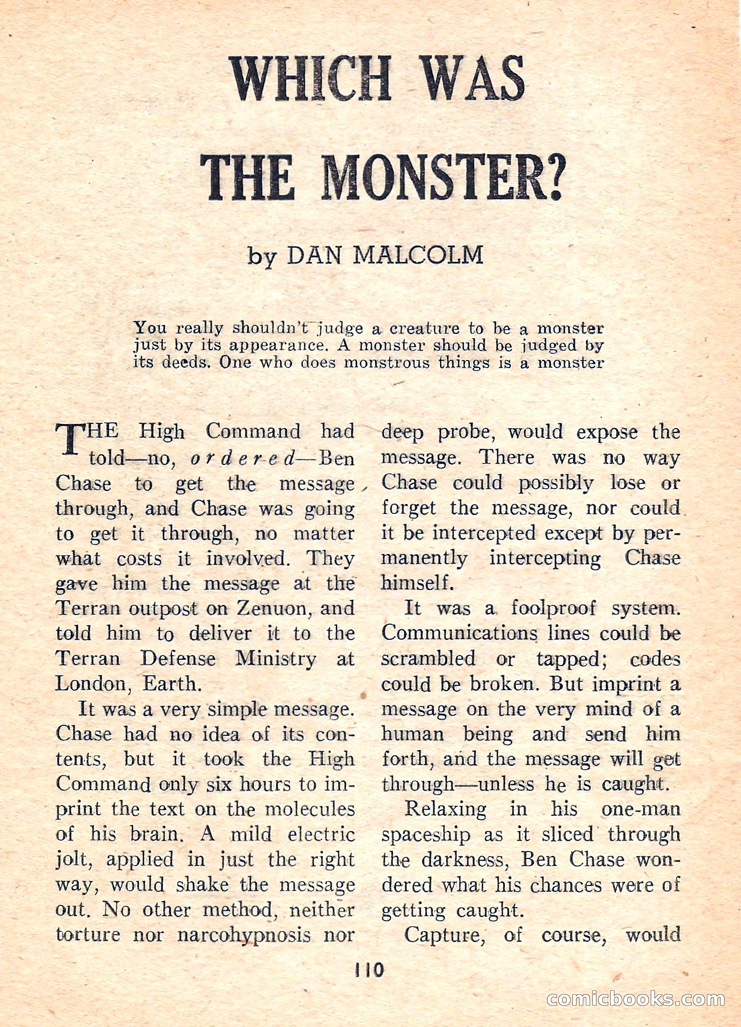 Super Science Fiction, August 1959 — page 112 of 132