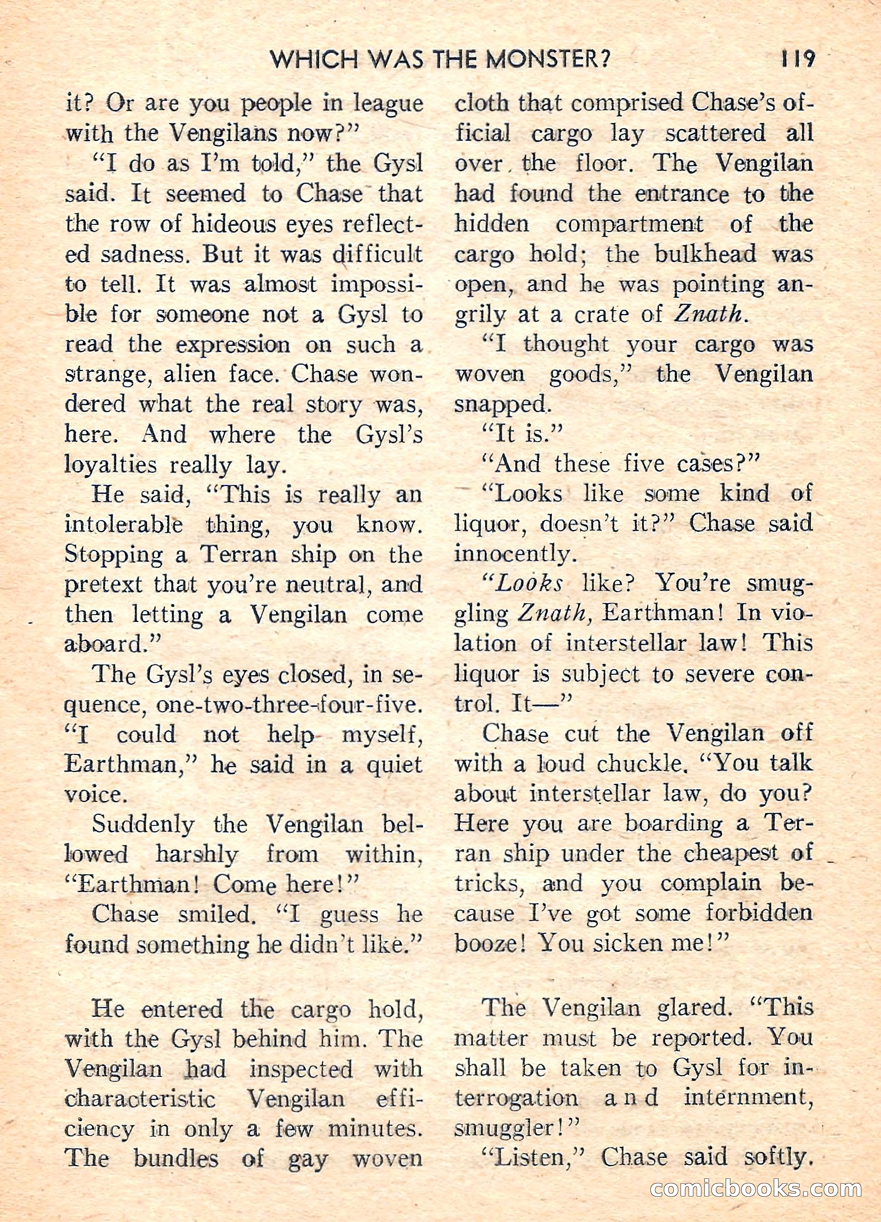 Super Science Fiction, August 1959 — page 121 of 132
