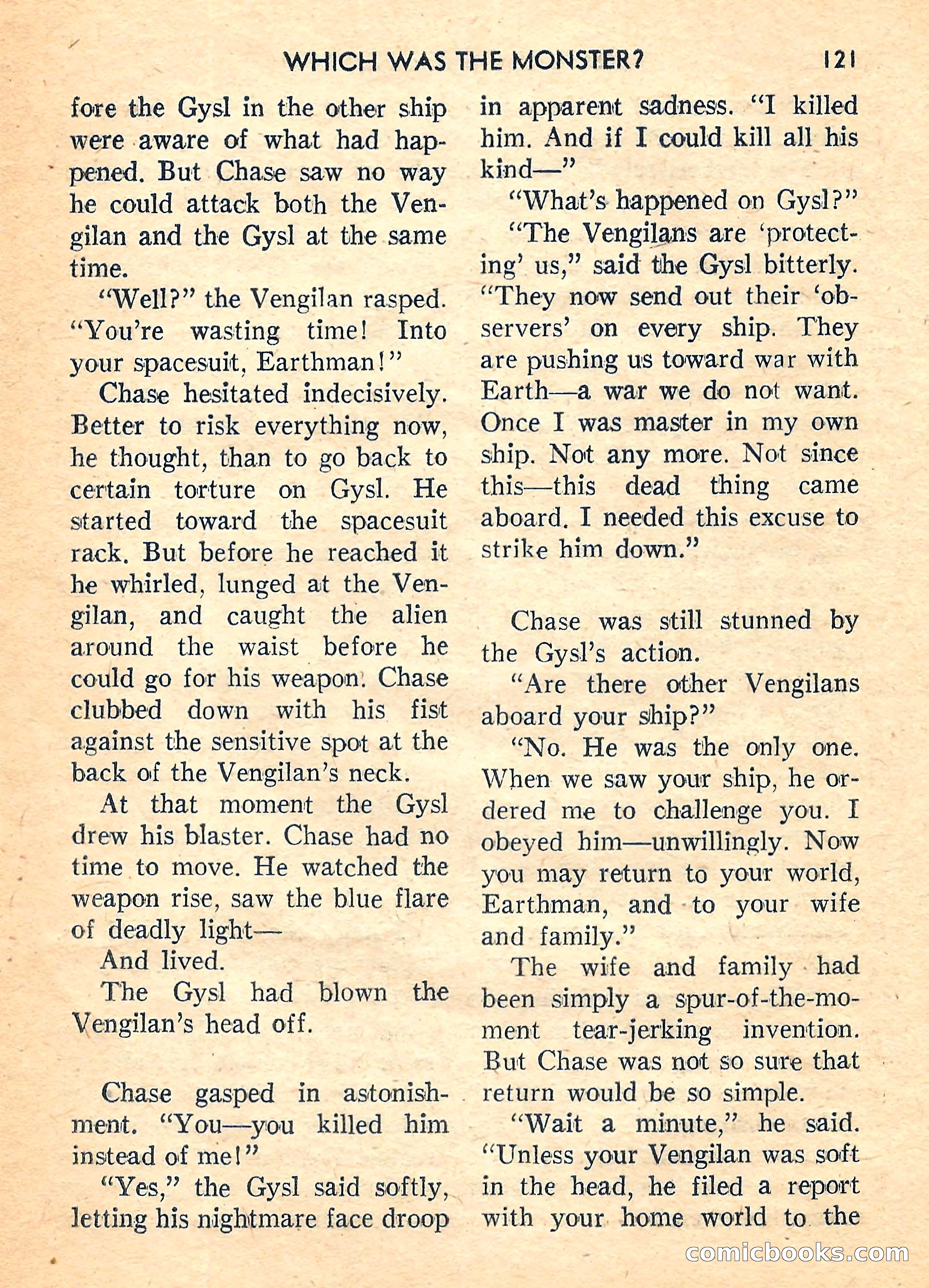 Super Science Fiction, August 1959 — page 123 of 132