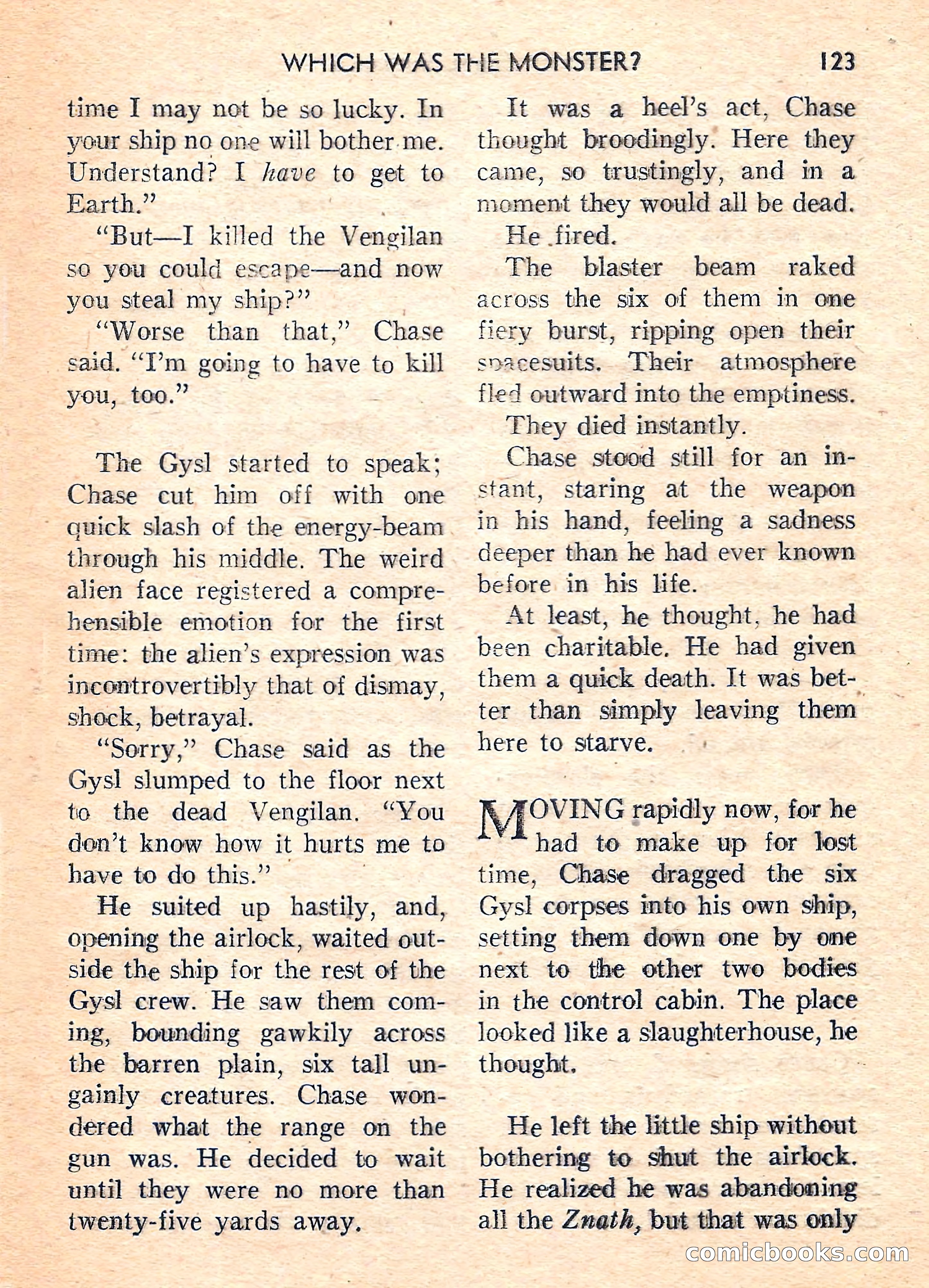 Super Science Fiction, August 1959 — page 125 of 132