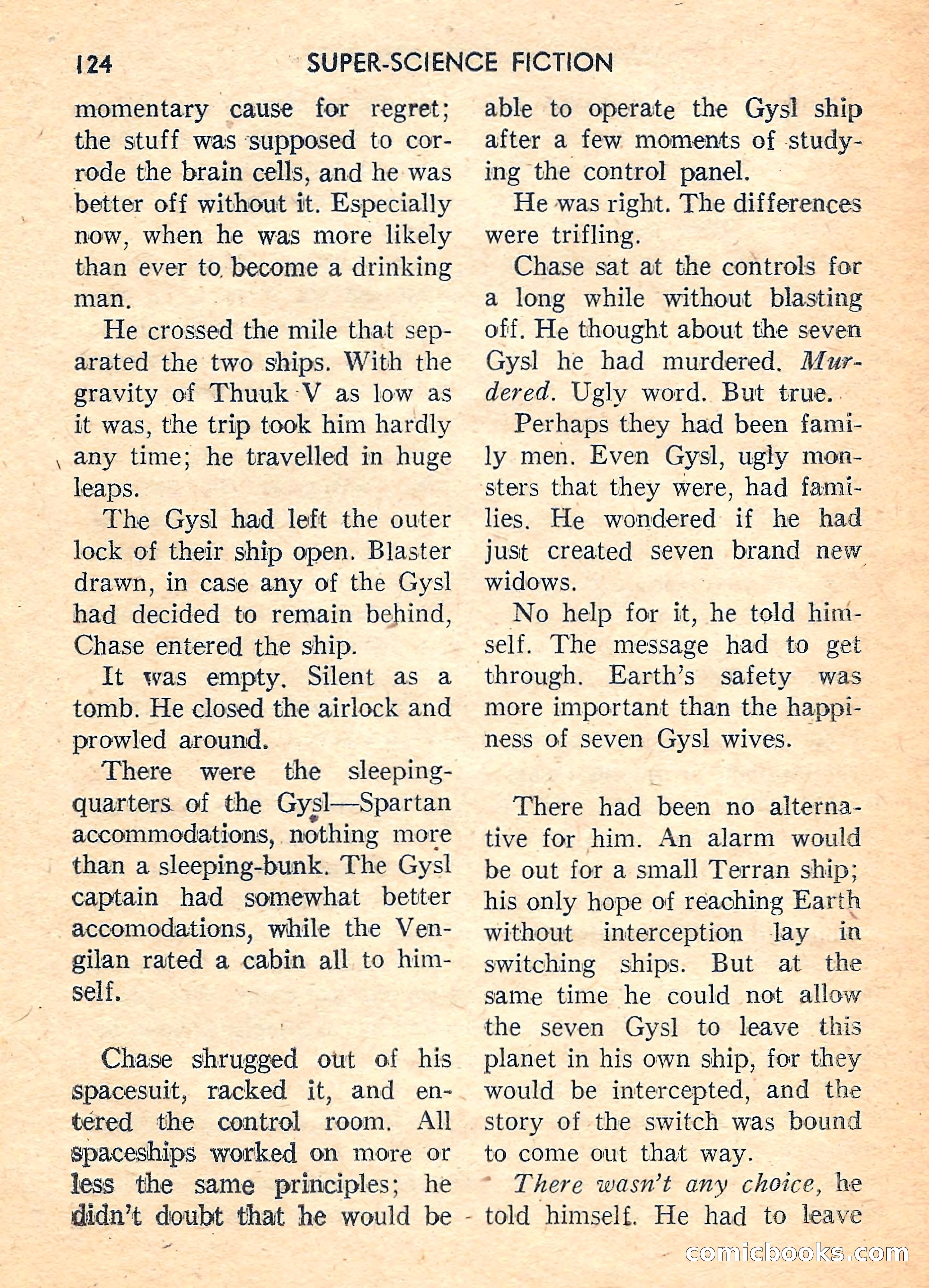 Super Science Fiction, August 1959 — page 126 of 132
