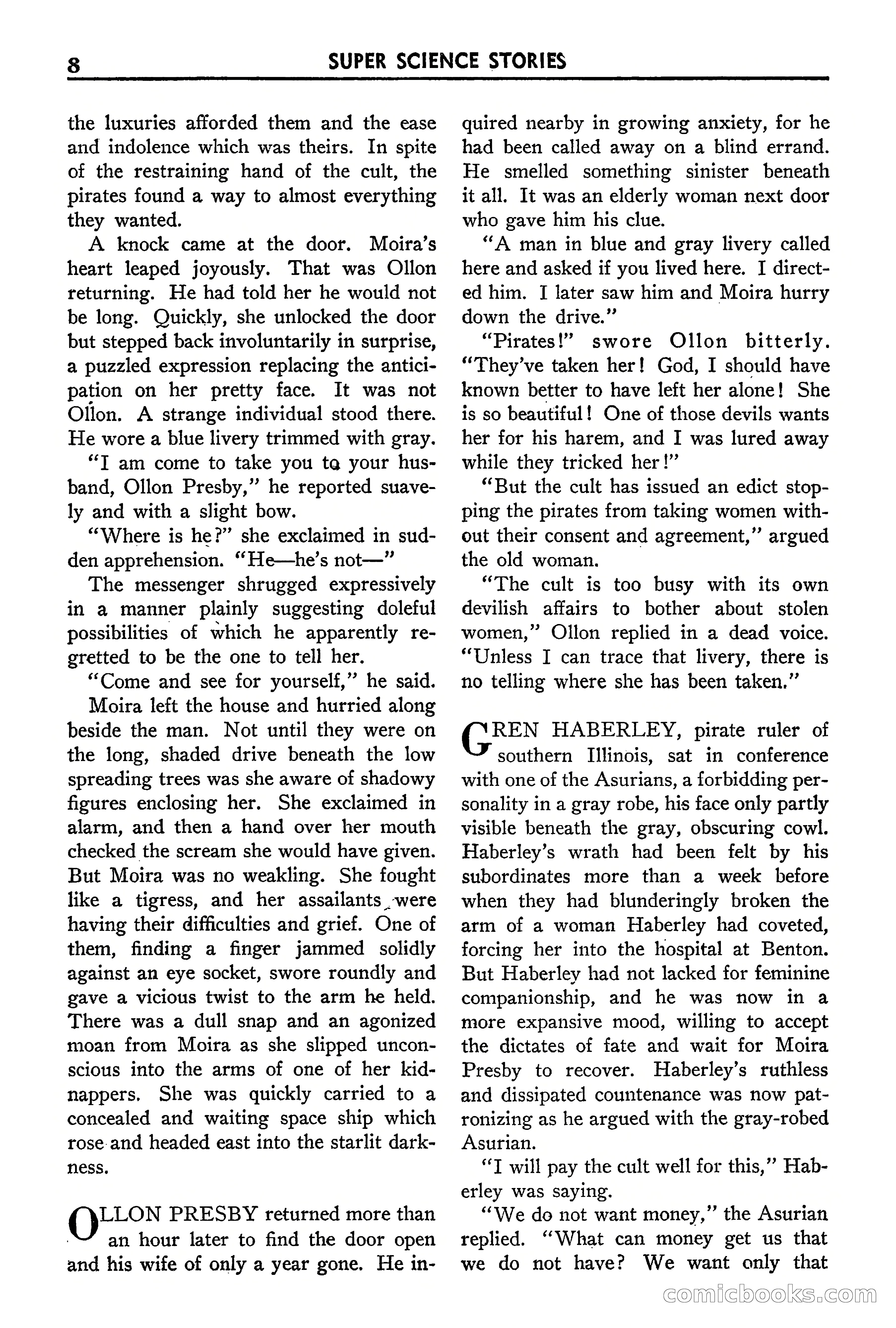 Super Science Stories, September 1940 — page 9 of 132