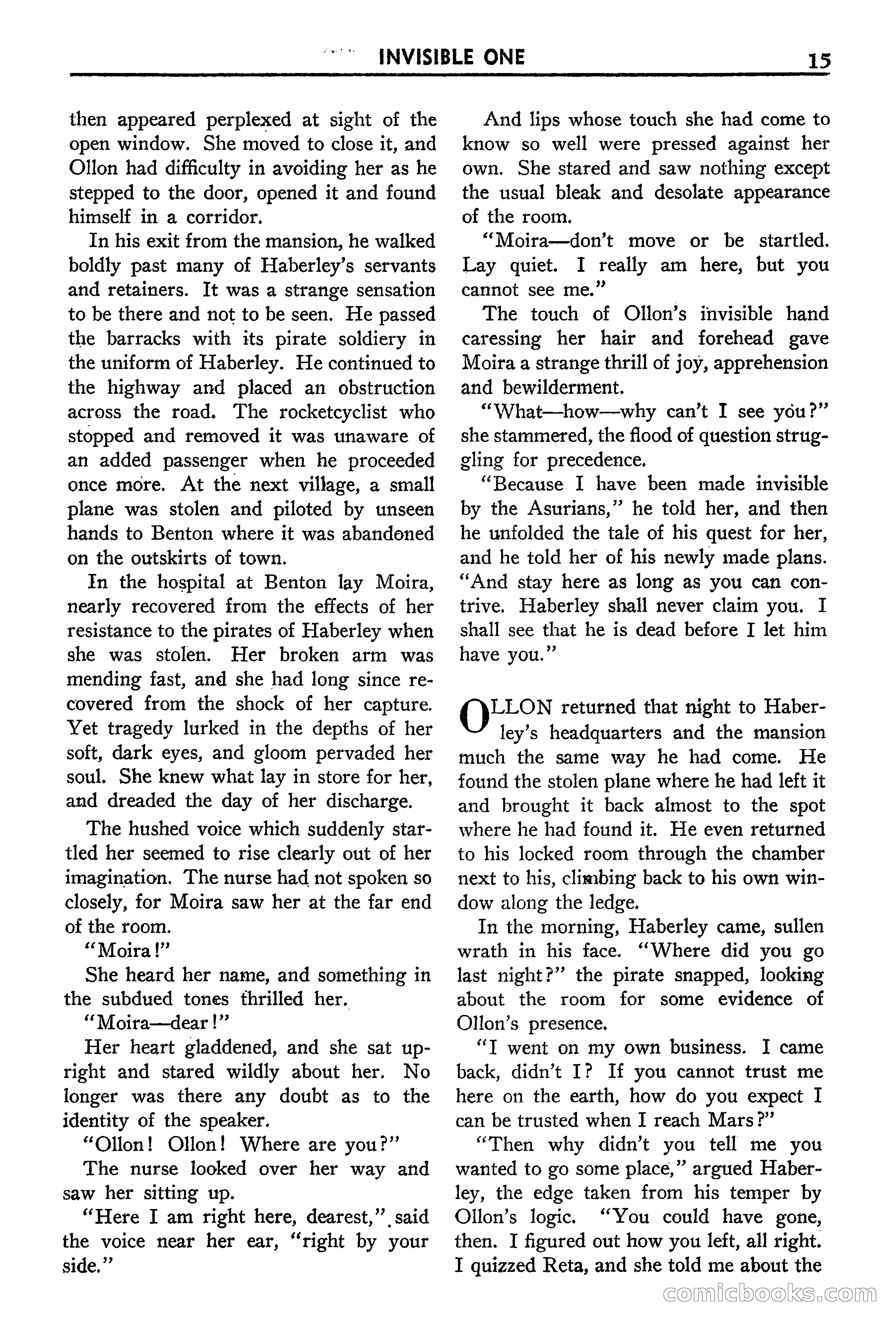 Super Science Stories, September 1940 — page 16 of 132