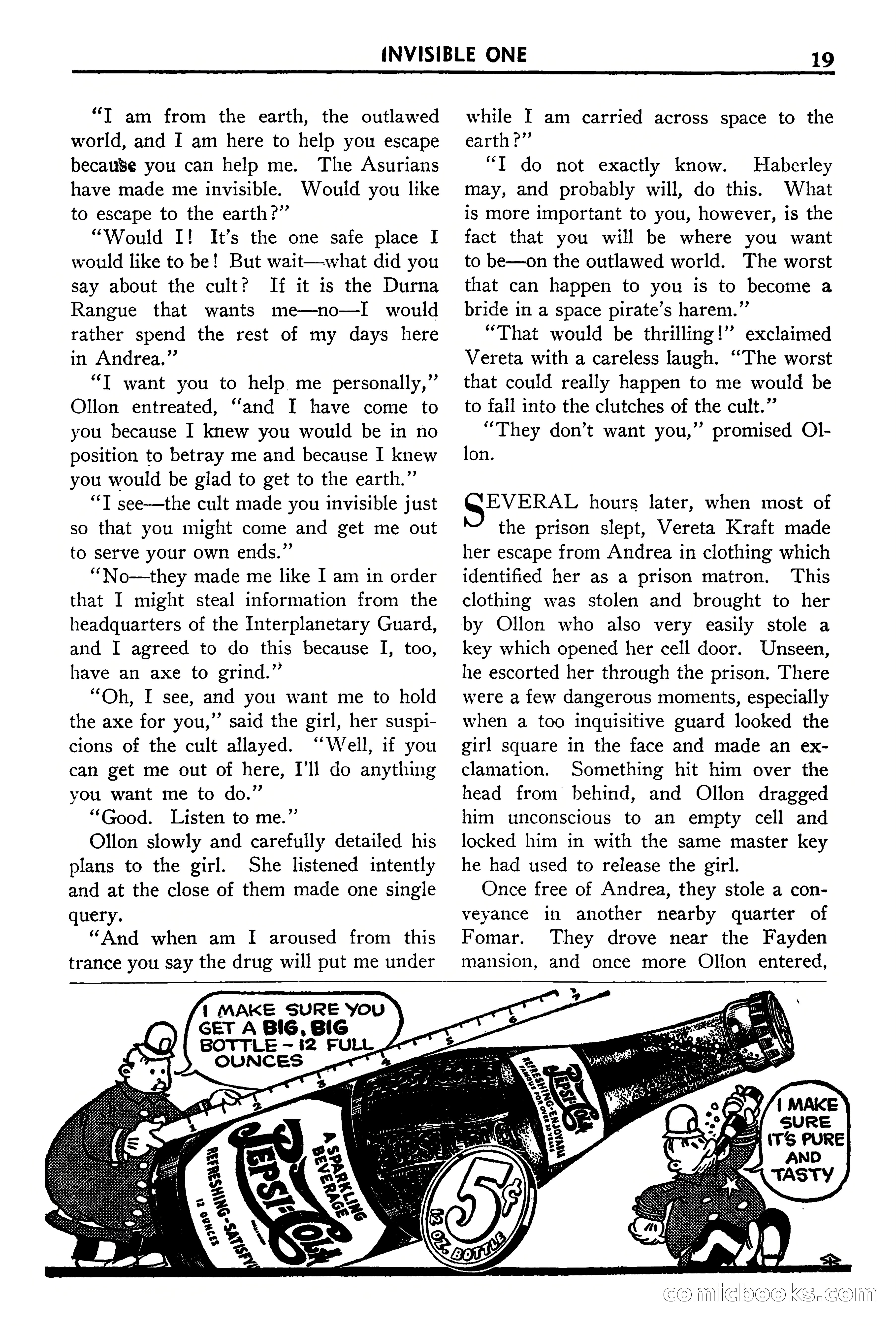 Super Science Stories, September 1940 — page 20 of 132