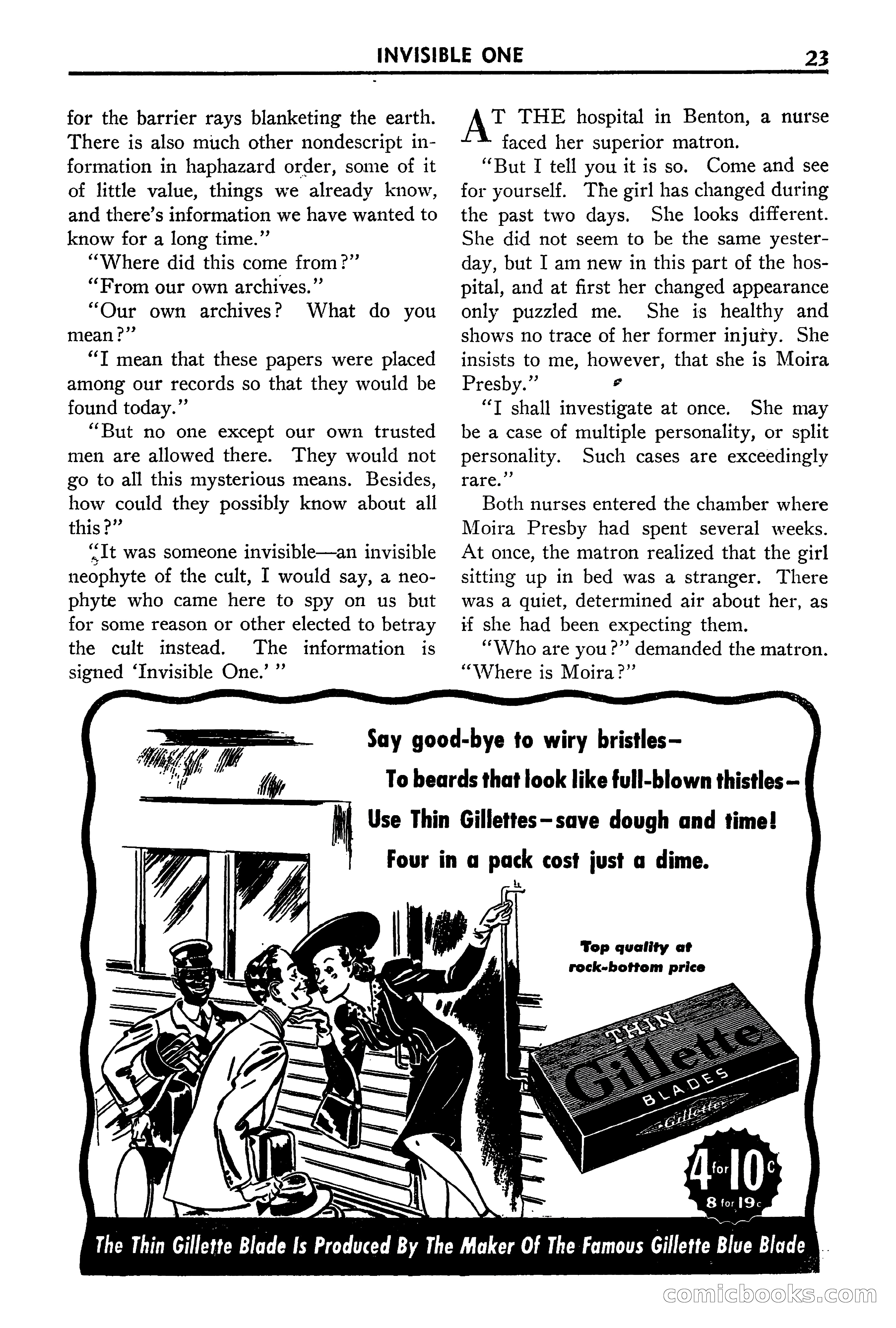 Super Science Stories, September 1940 — page 24 of 132