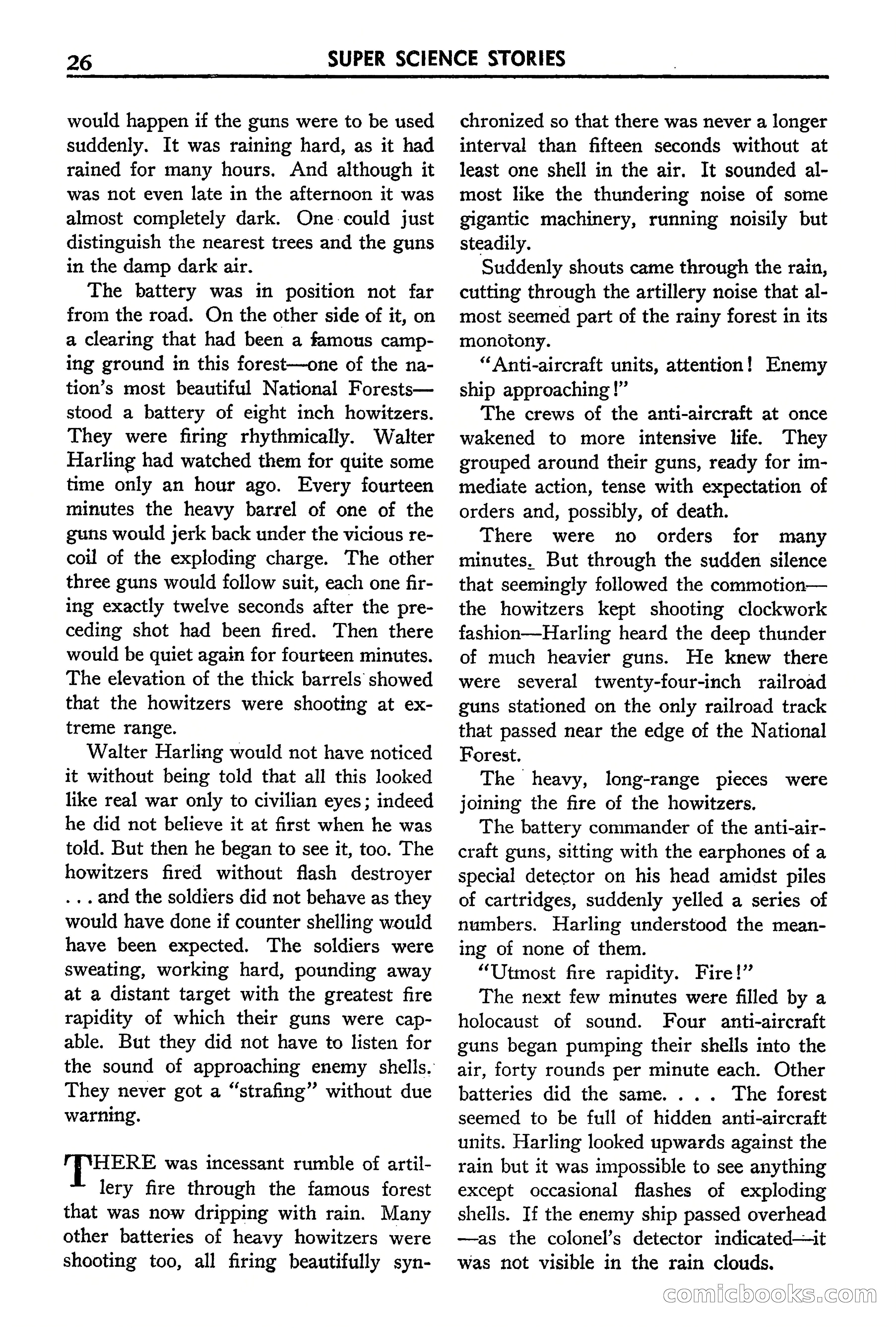 Super Science Stories, September 1940 — page 27 of 132