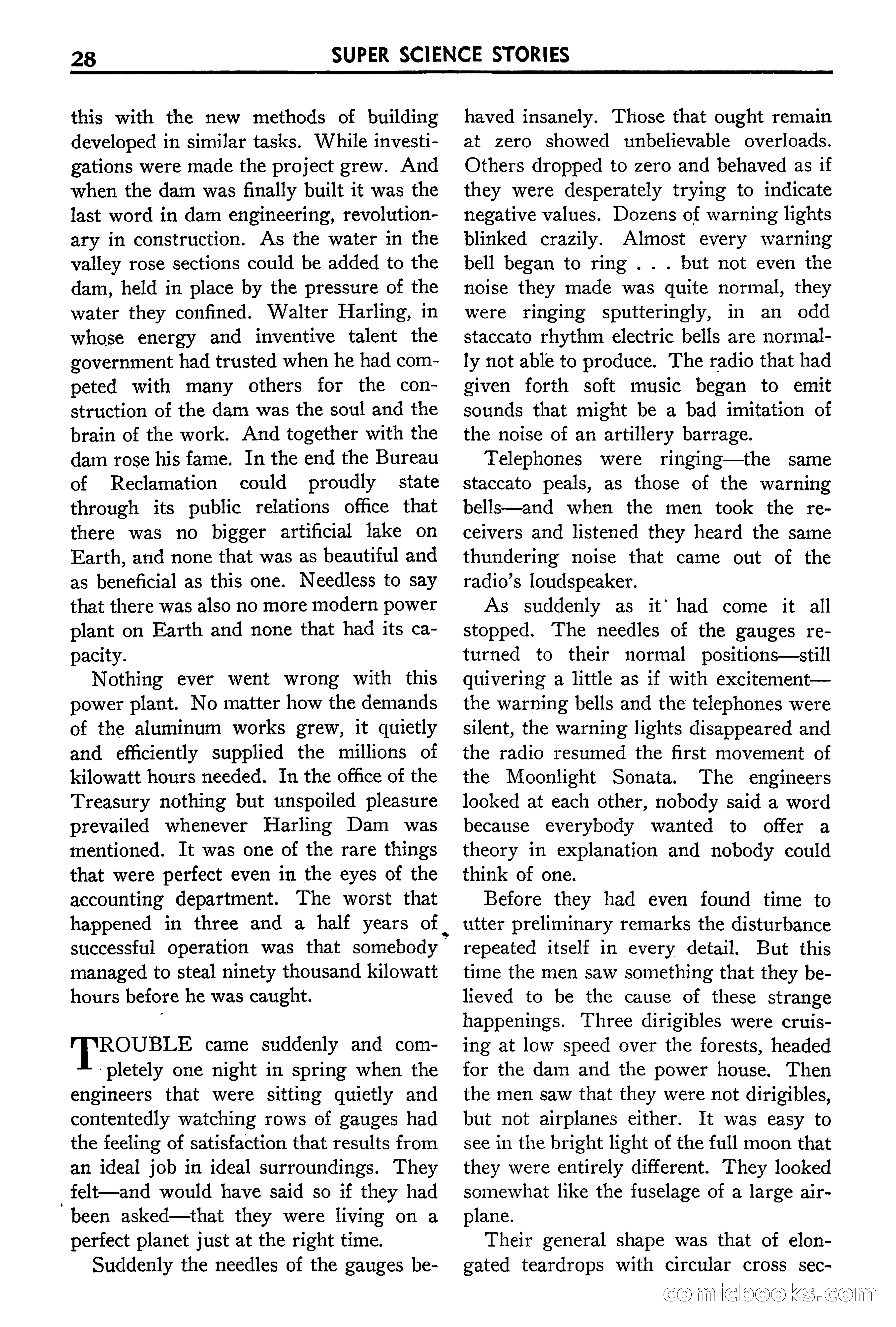Super Science Stories, September 1940 — page 29 of 132