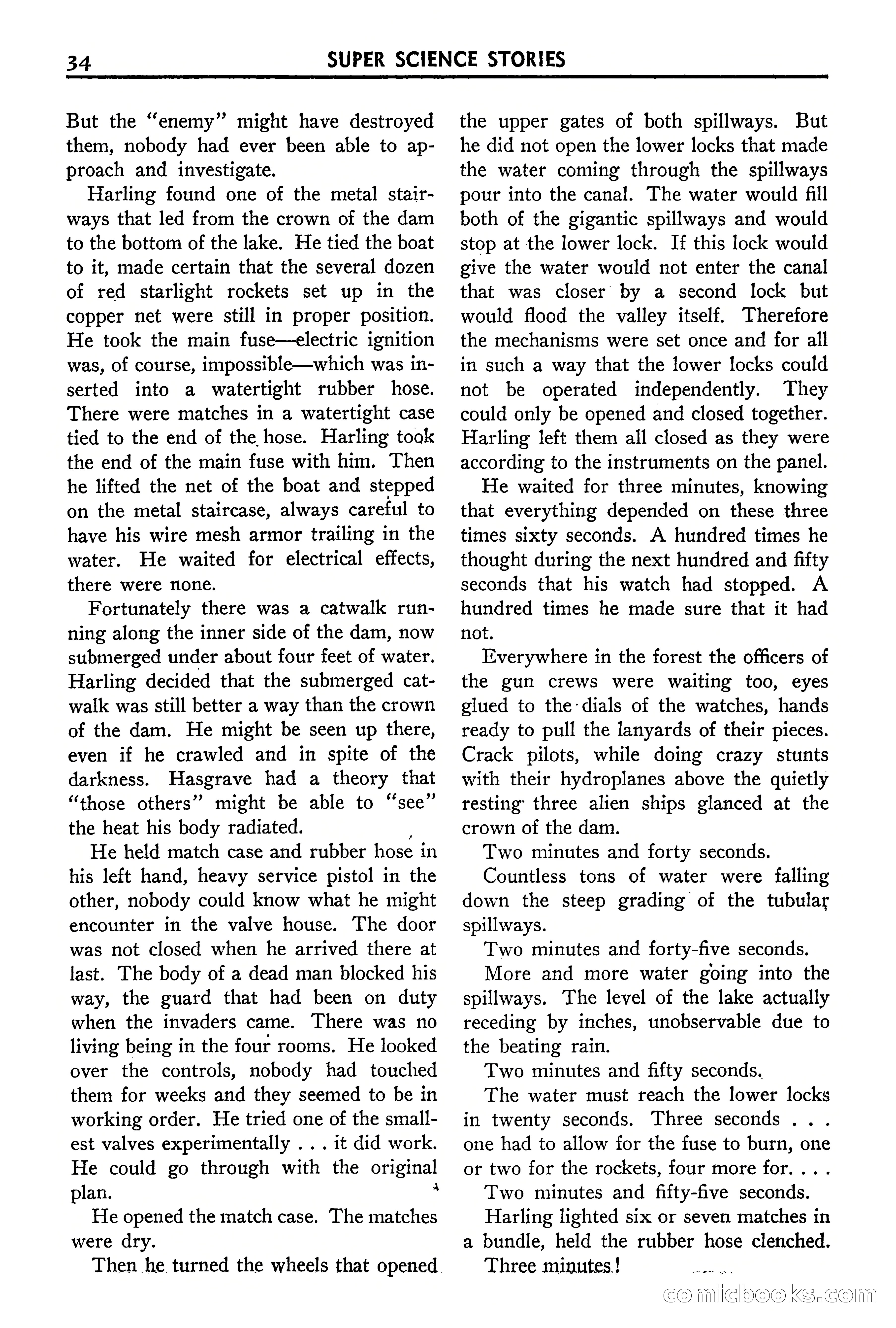 Super Science Stories, September 1940 — page 35 of 132