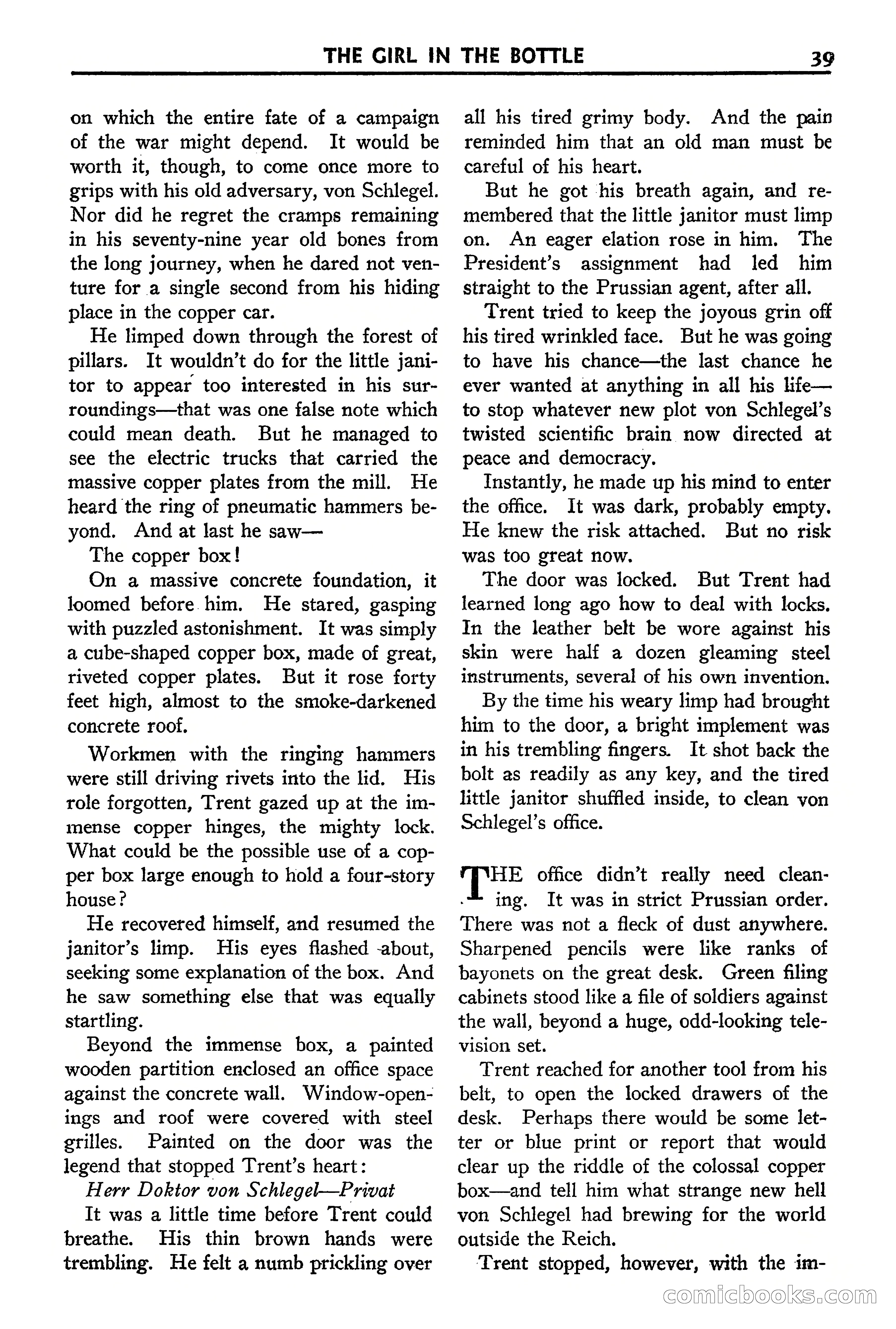 Super Science Stories, September 1940 — page 40 of 132