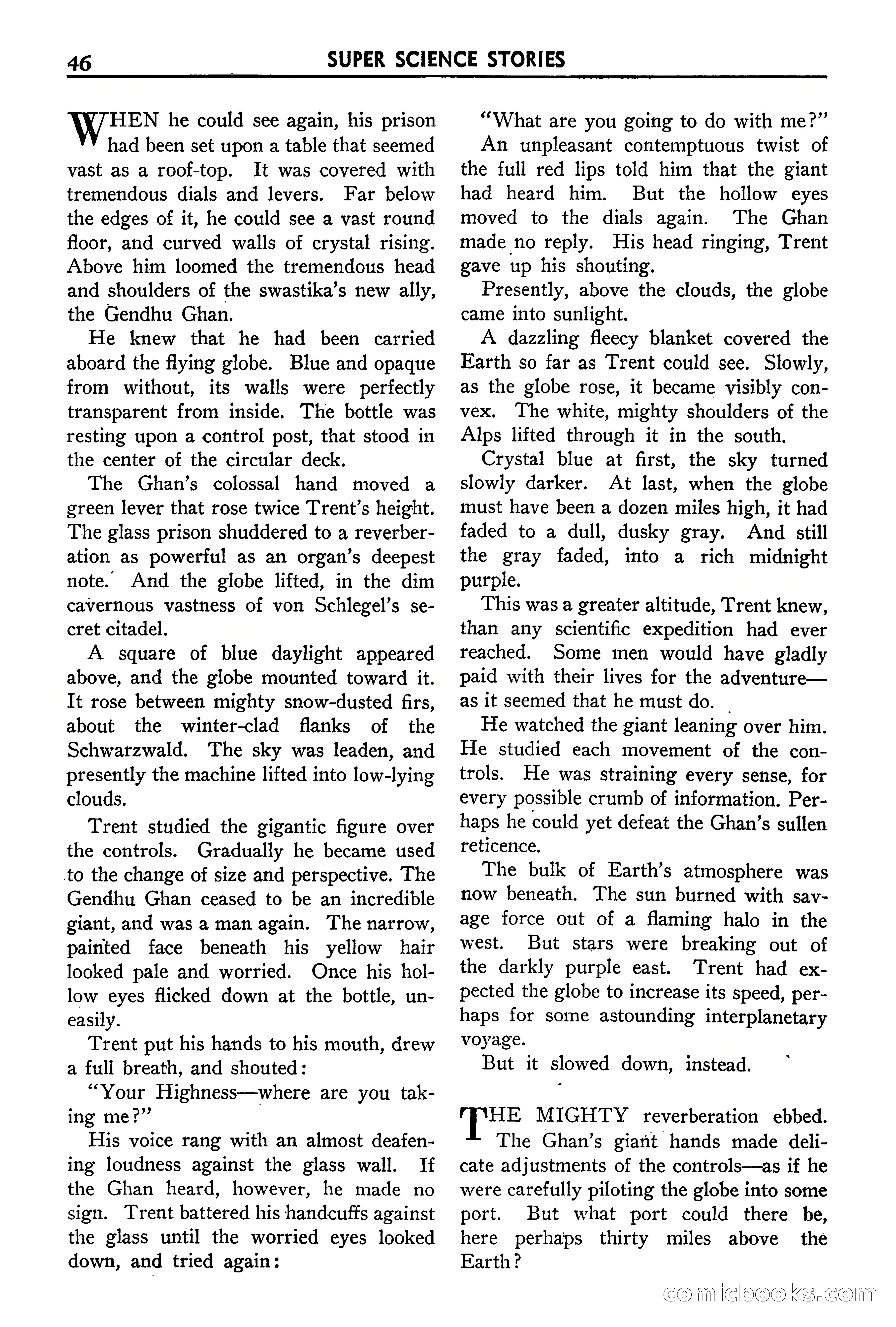 Super Science Stories, September 1940 — page 47 of 132