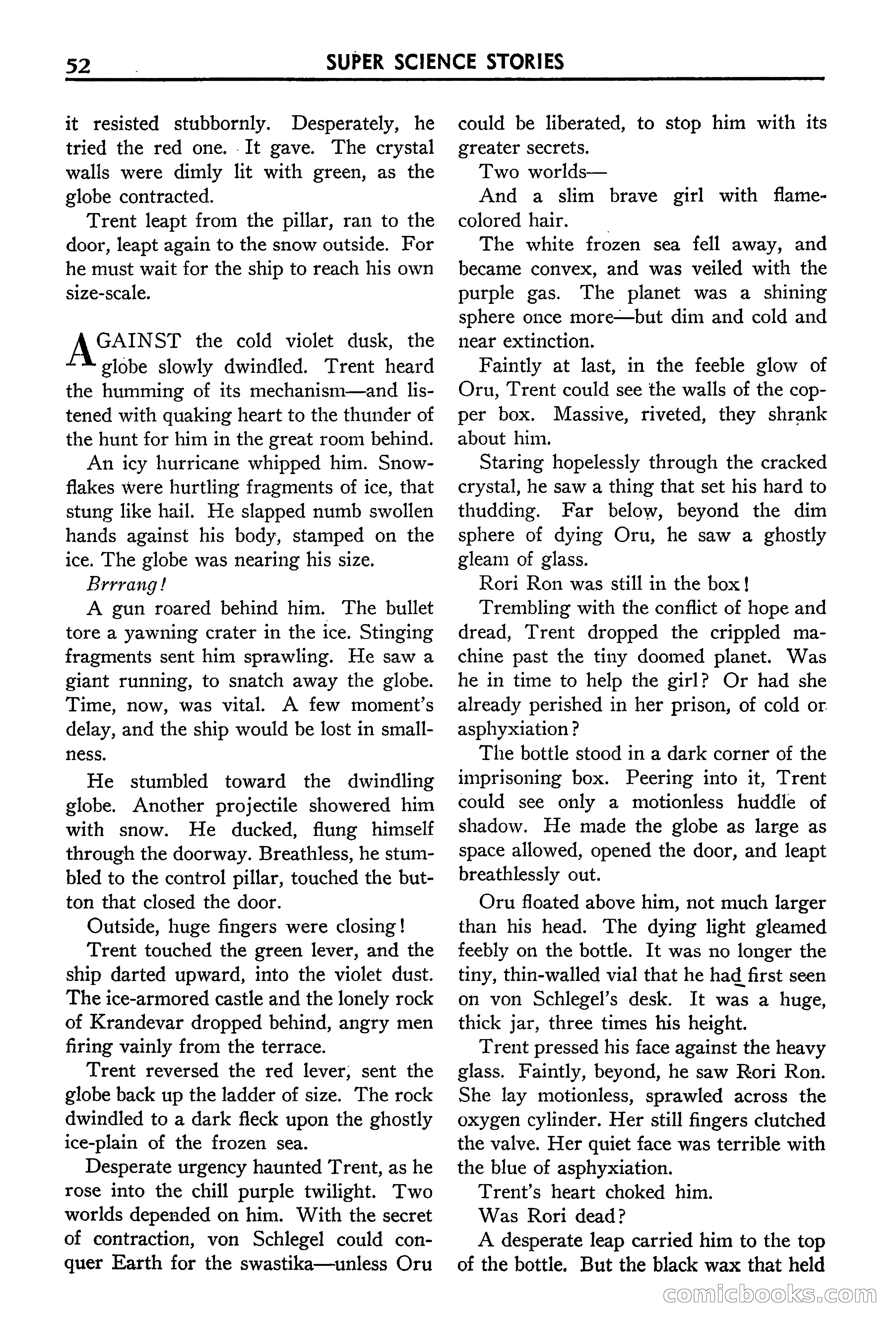 Super Science Stories, September 1940 — page 53 of 132