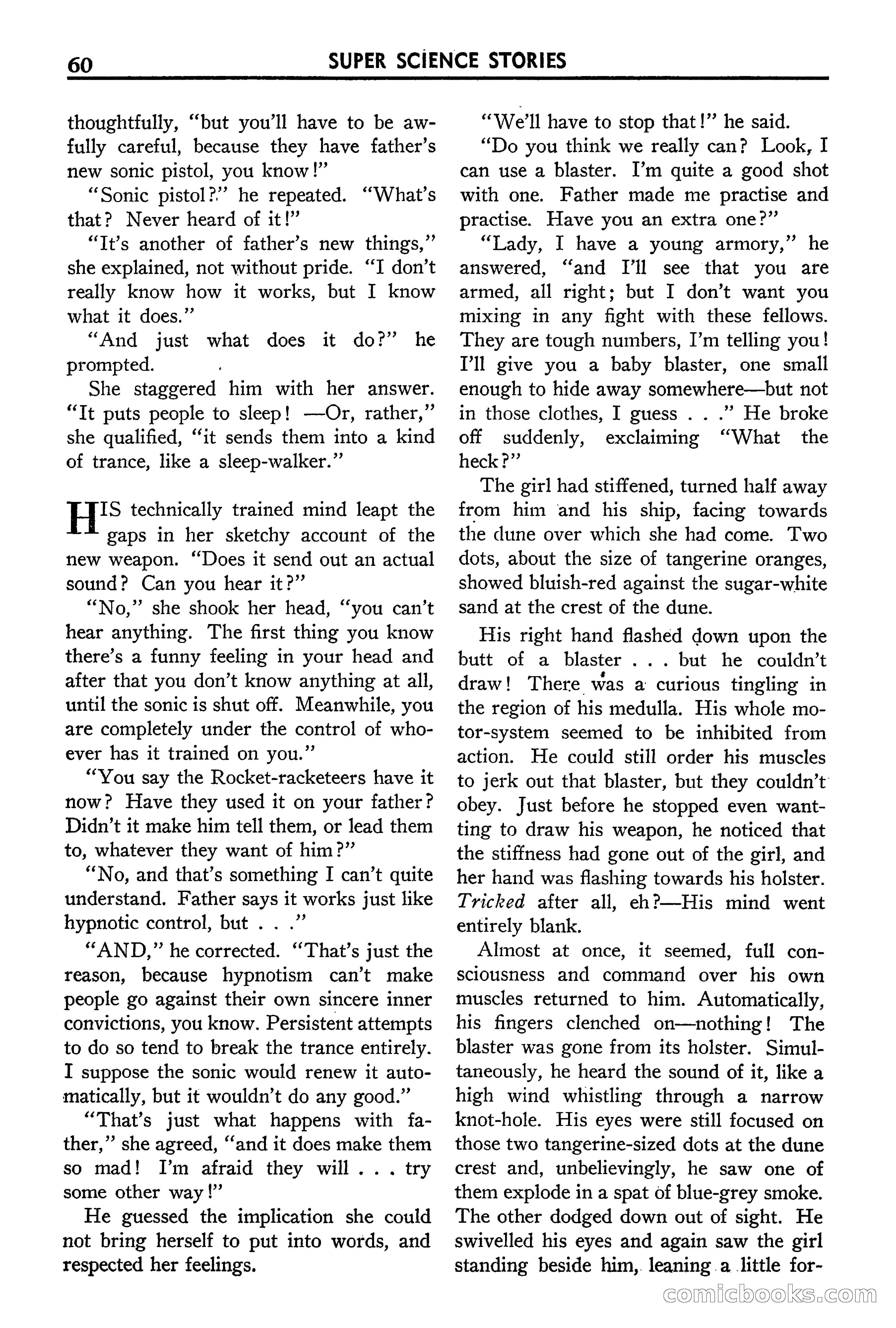 Super Science Stories, September 1940 — page 61 of 132
