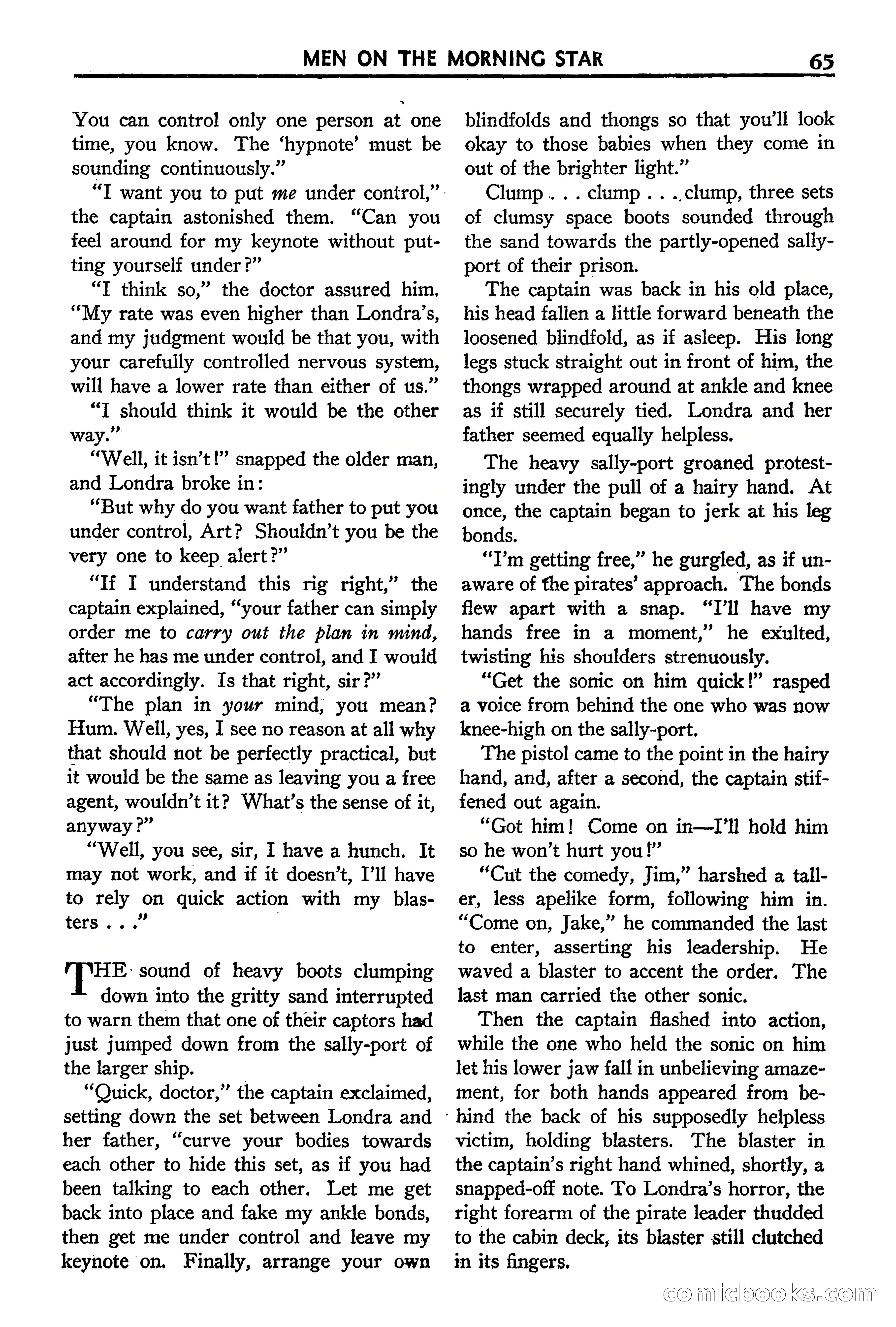 Super Science Stories, September 1940 — page 66 of 132