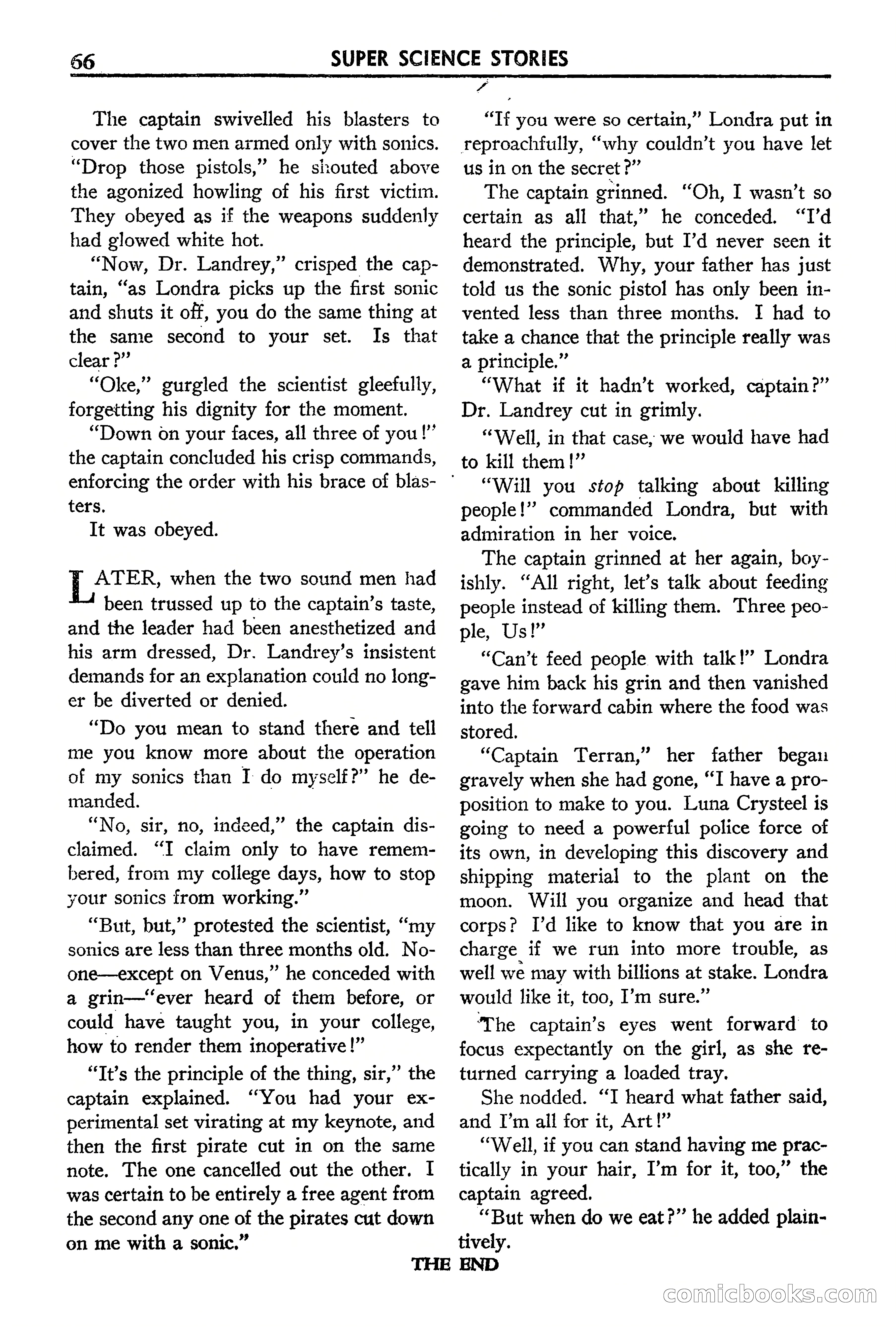 Super Science Stories, September 1940 — page 67 of 132