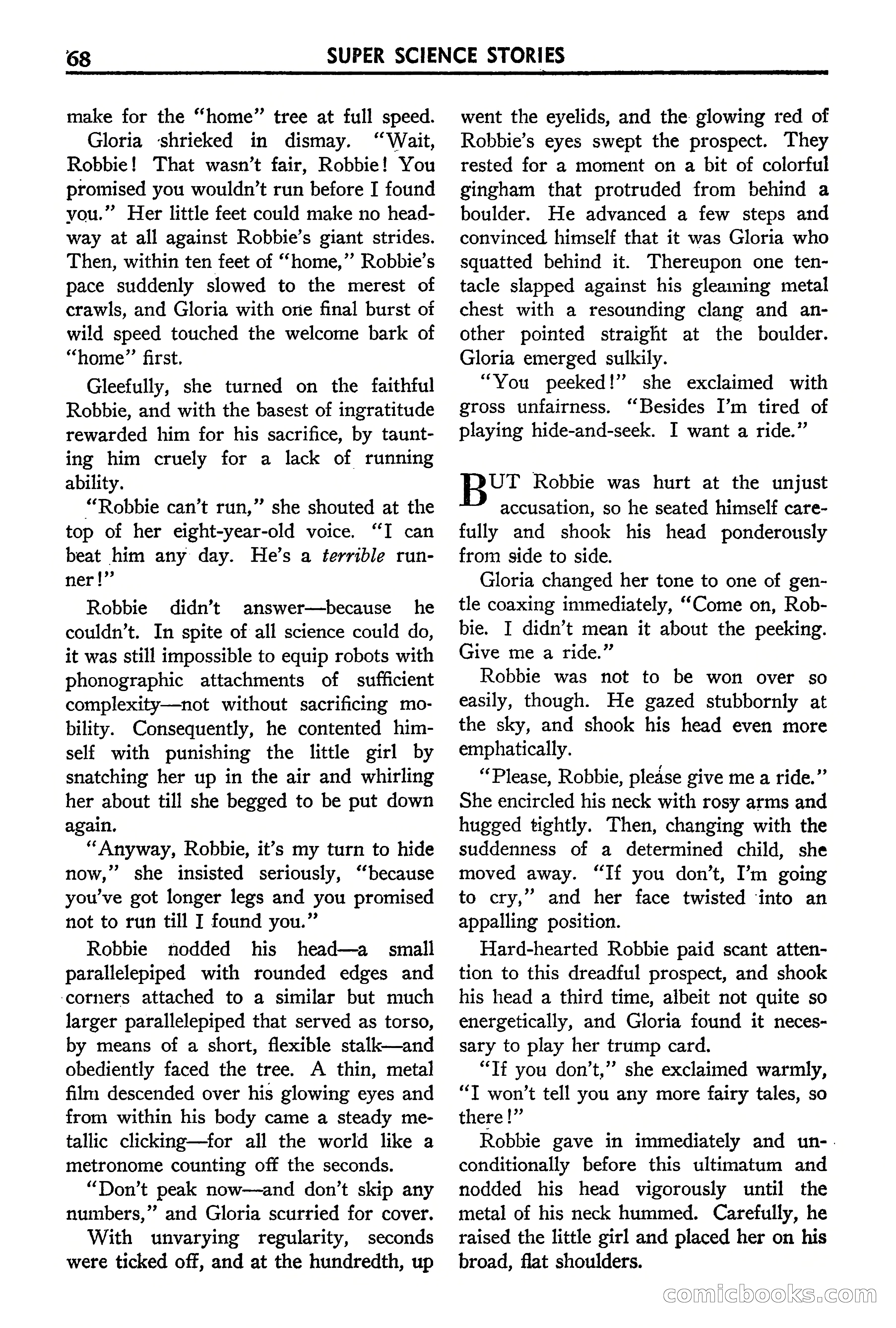 Super Science Stories, September 1940 — page 69 of 132