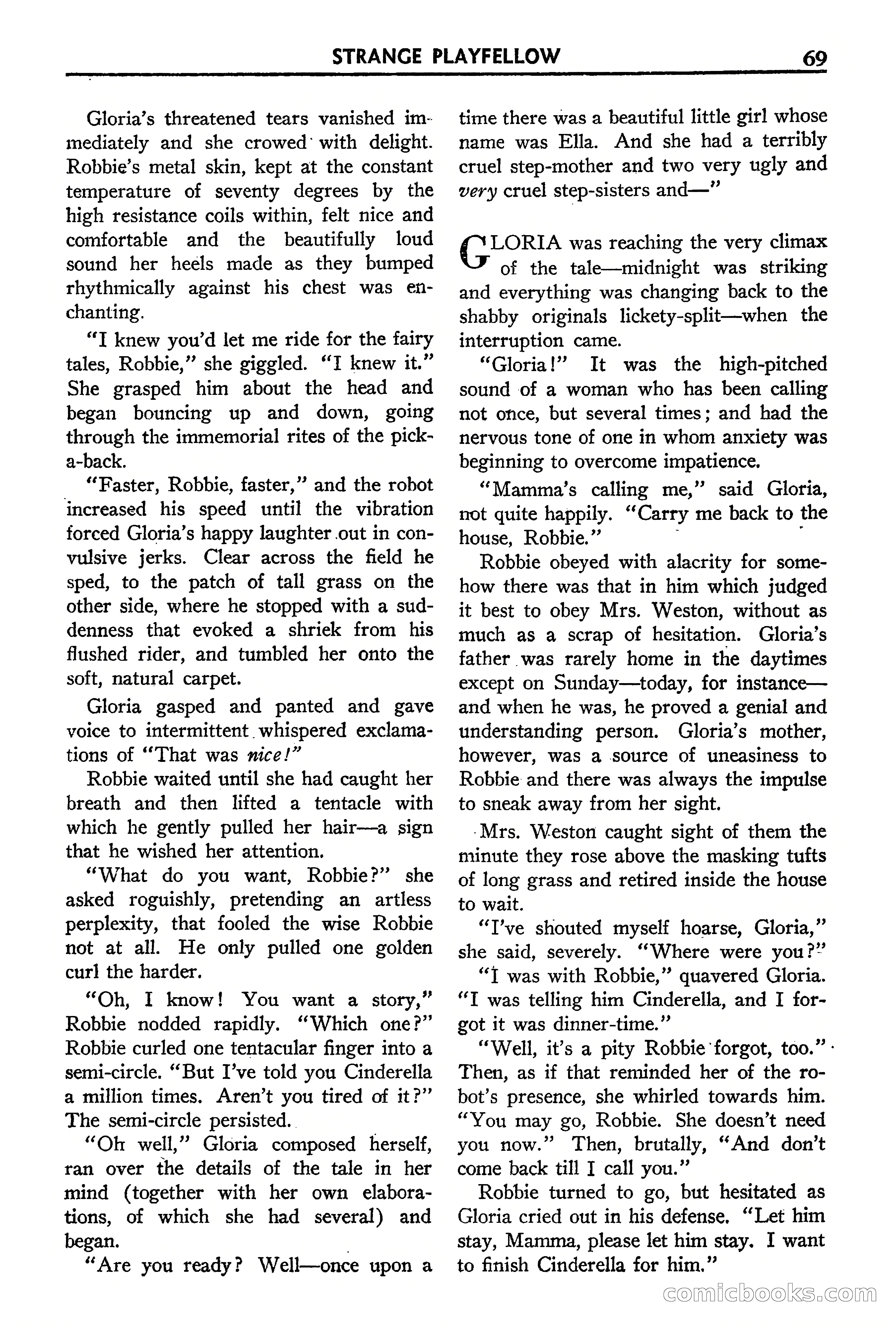 Super Science Stories, September 1940 — page 70 of 132